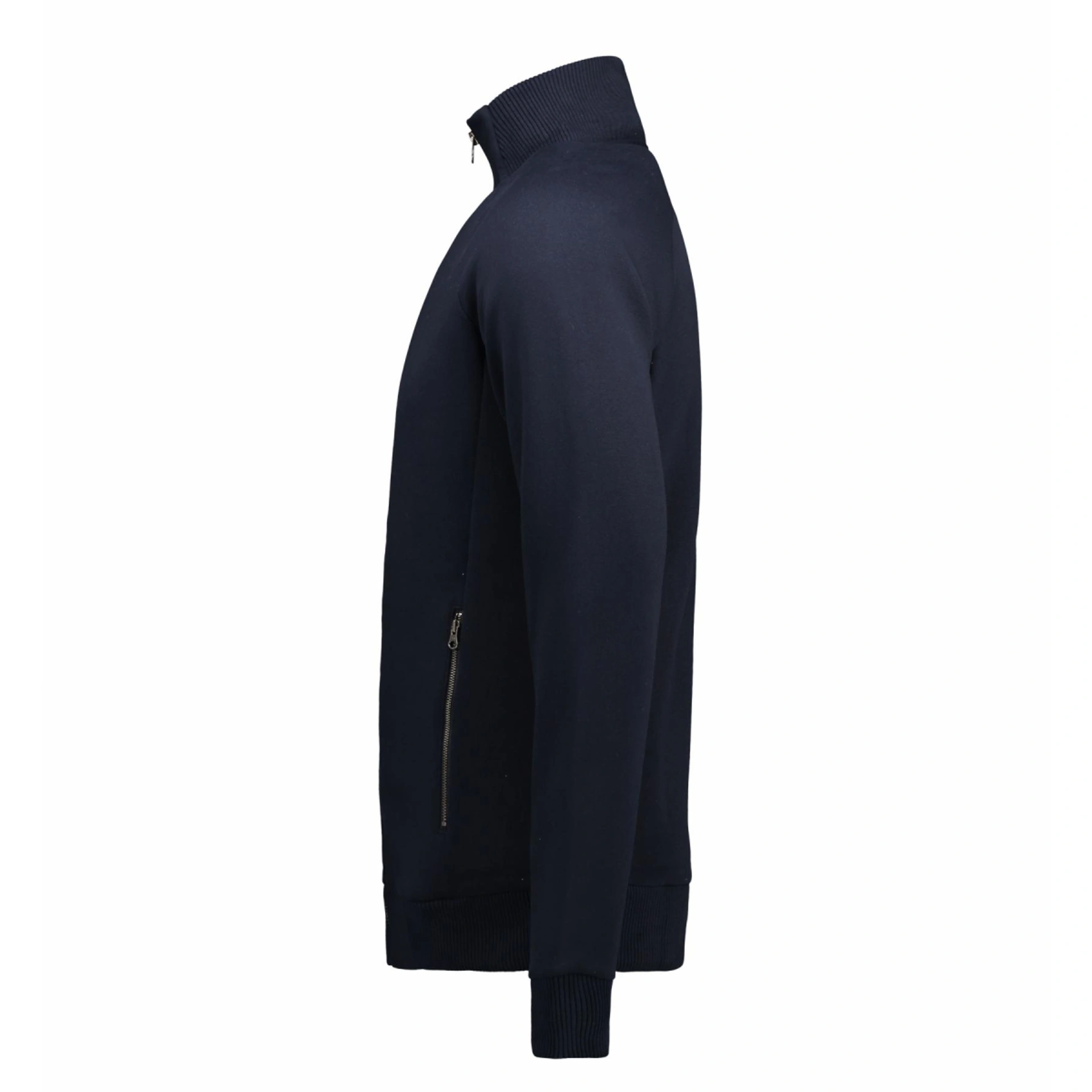 Світшот на блискавці чоловічий ID Full Zip - Темно-сіній / 3XL