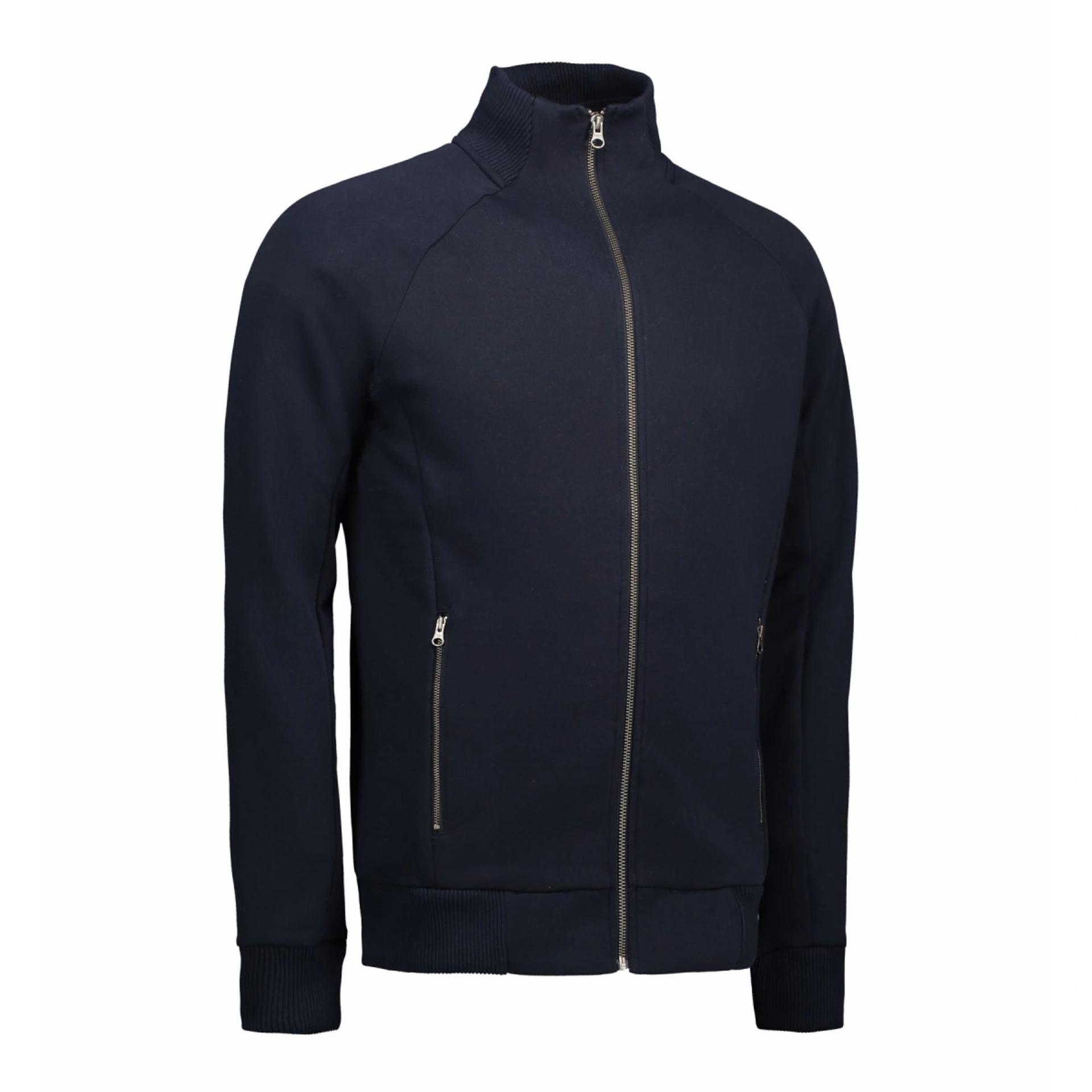 Світшот на блискавці чоловічий ID Full Zip - Темно-сіній / 3XL