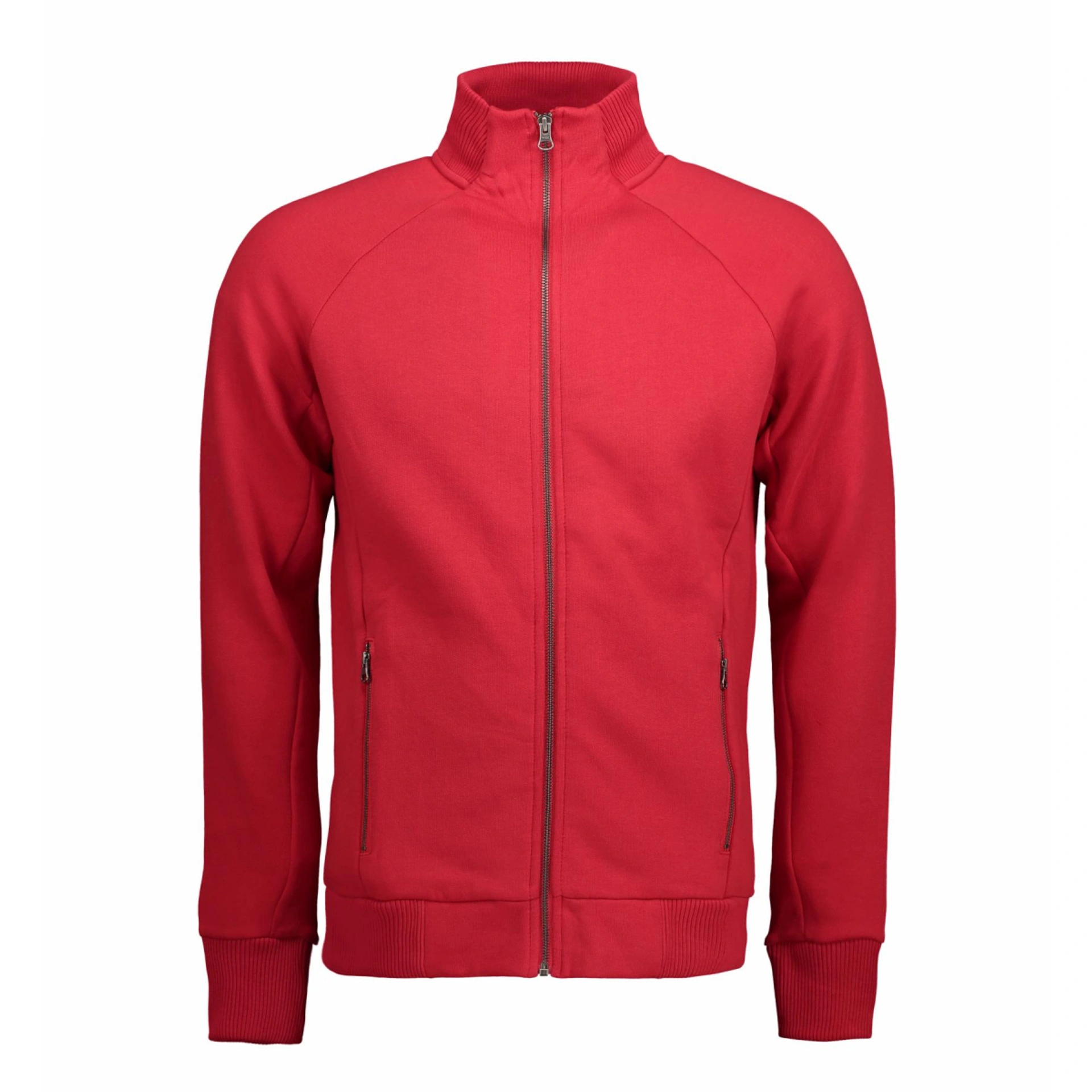 Світшот на блискавці чоловічий ID Full Zip - Червоний / 3XL