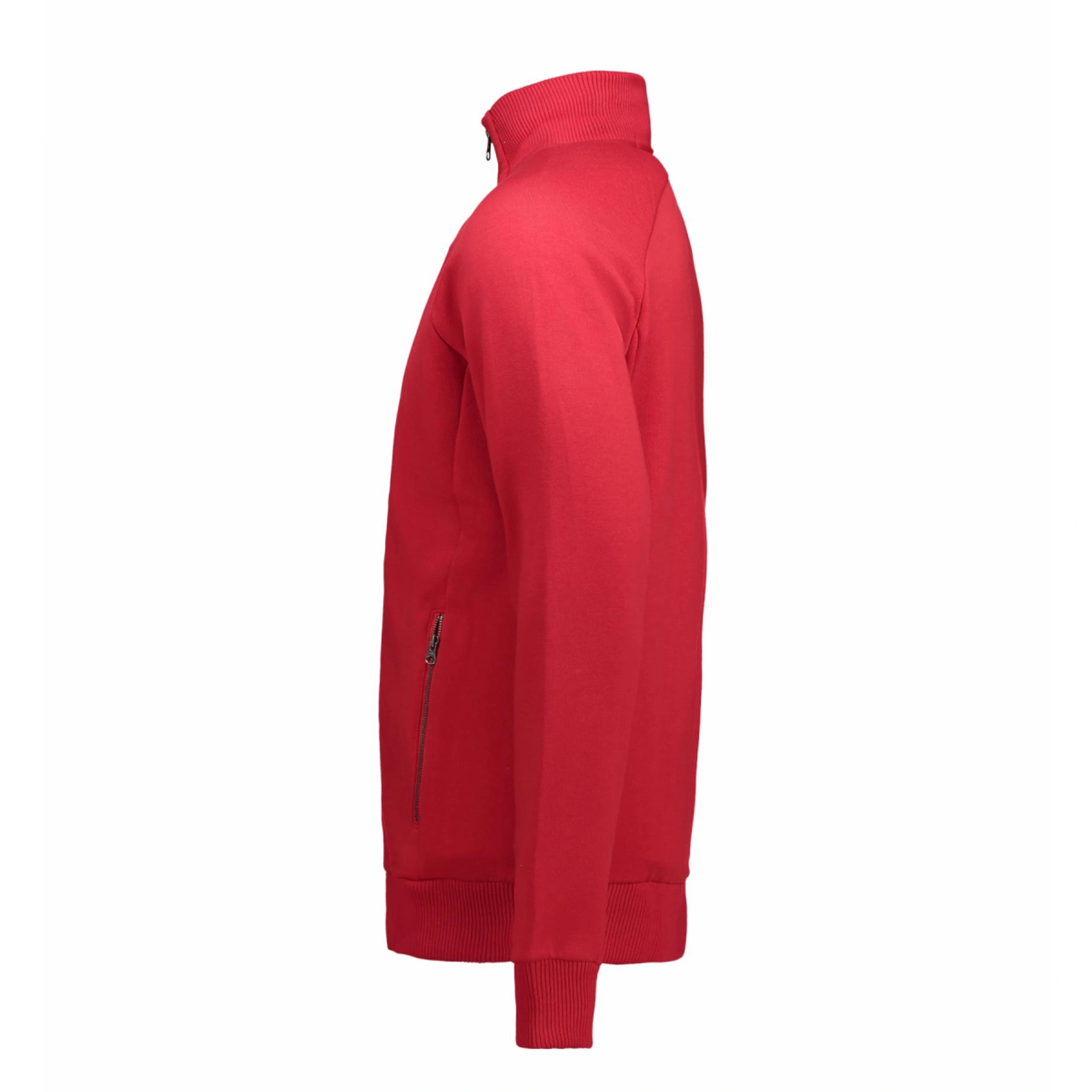 Світшот на блискавці чоловічий ID Full Zip - Червоний / 3XL