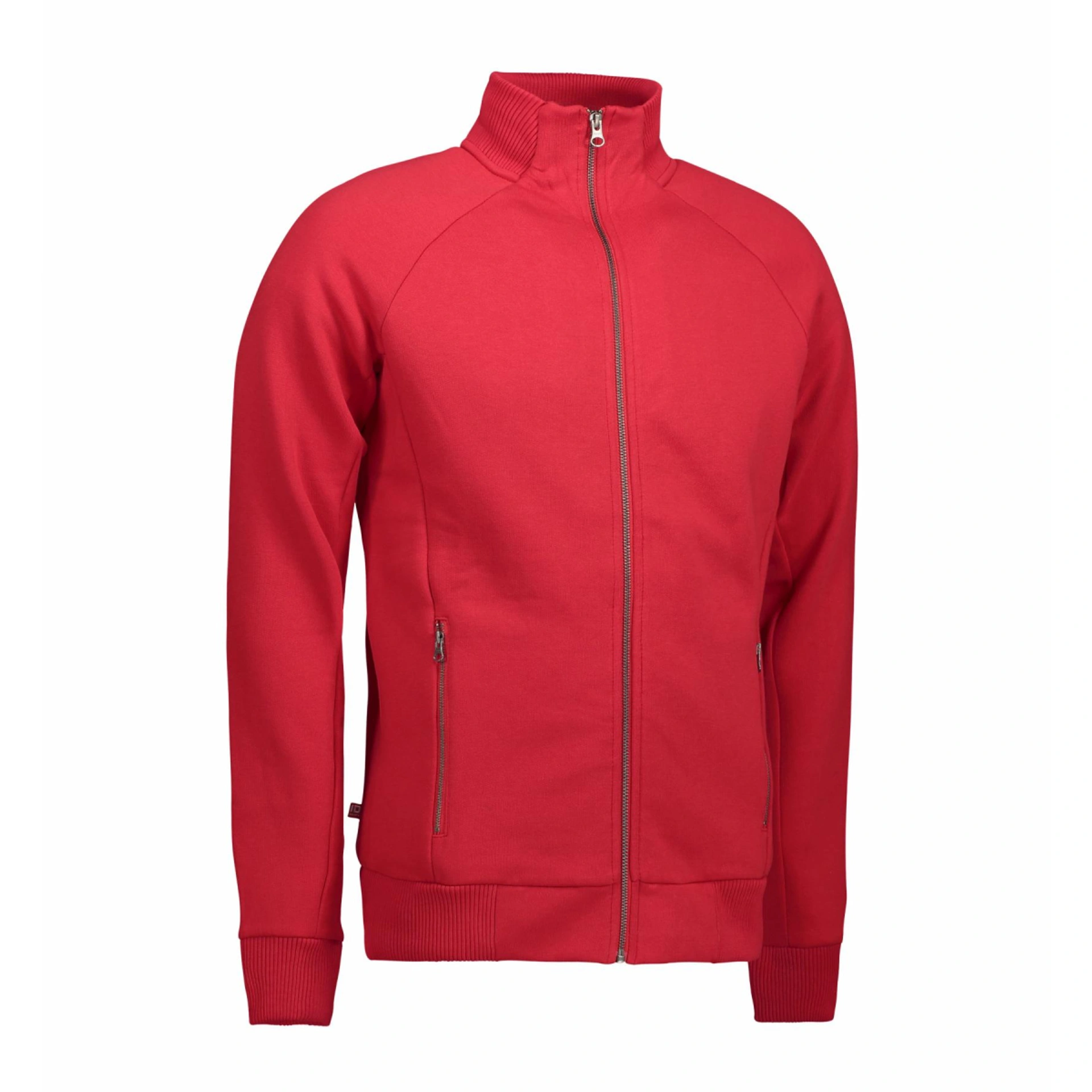 Світшот на блискавці чоловічий ID Full Zip - Червоний / 3XL
