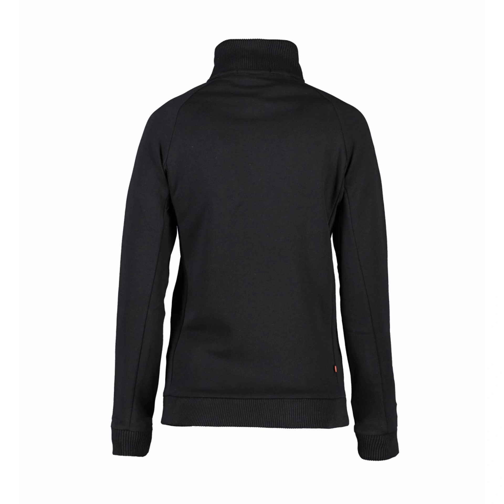 Світшот на блискавці жіночий ID Full Zip - Чорний / 3XL