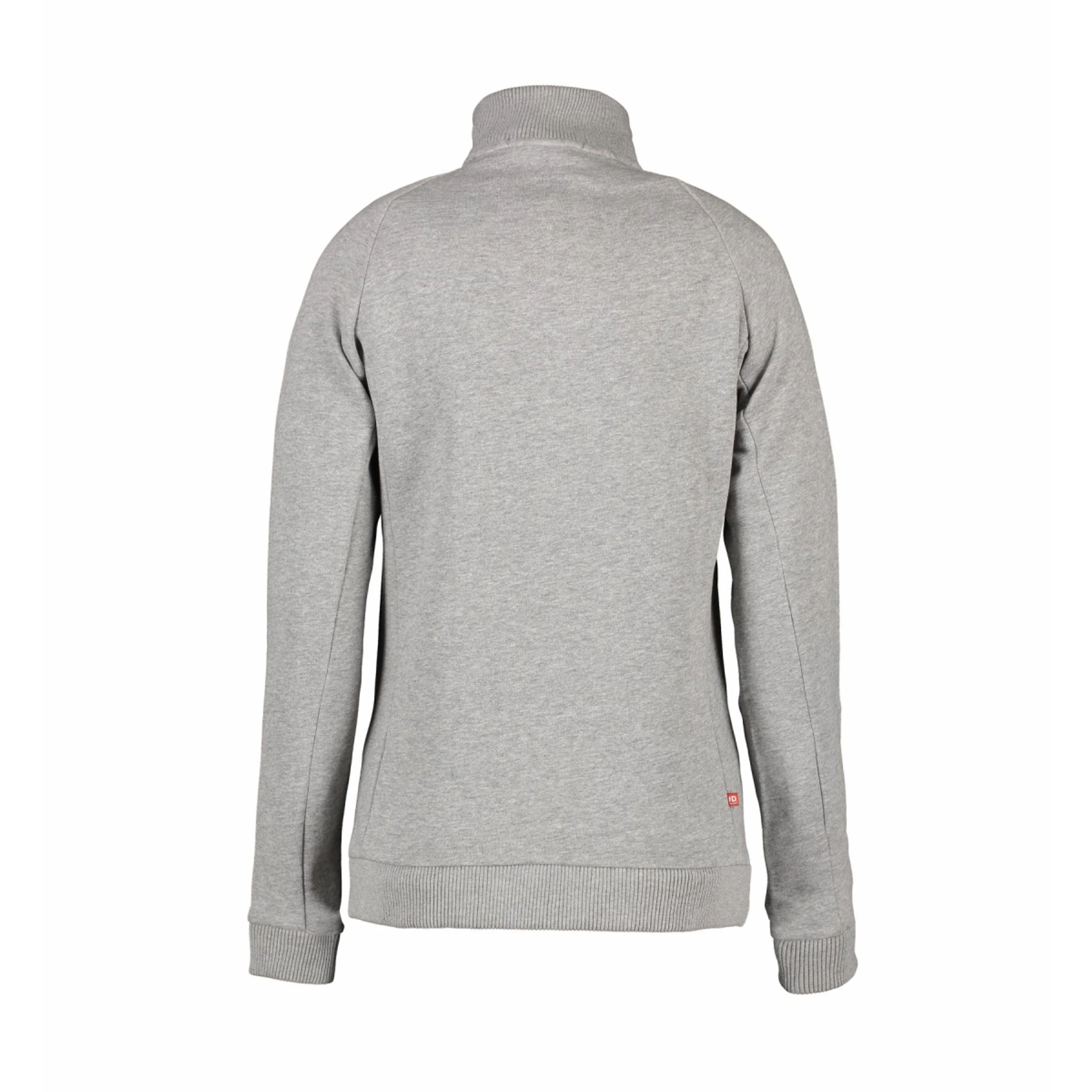 Світшот на блискавці жіночий ID Full Zip - Сірий меланж / 3XL