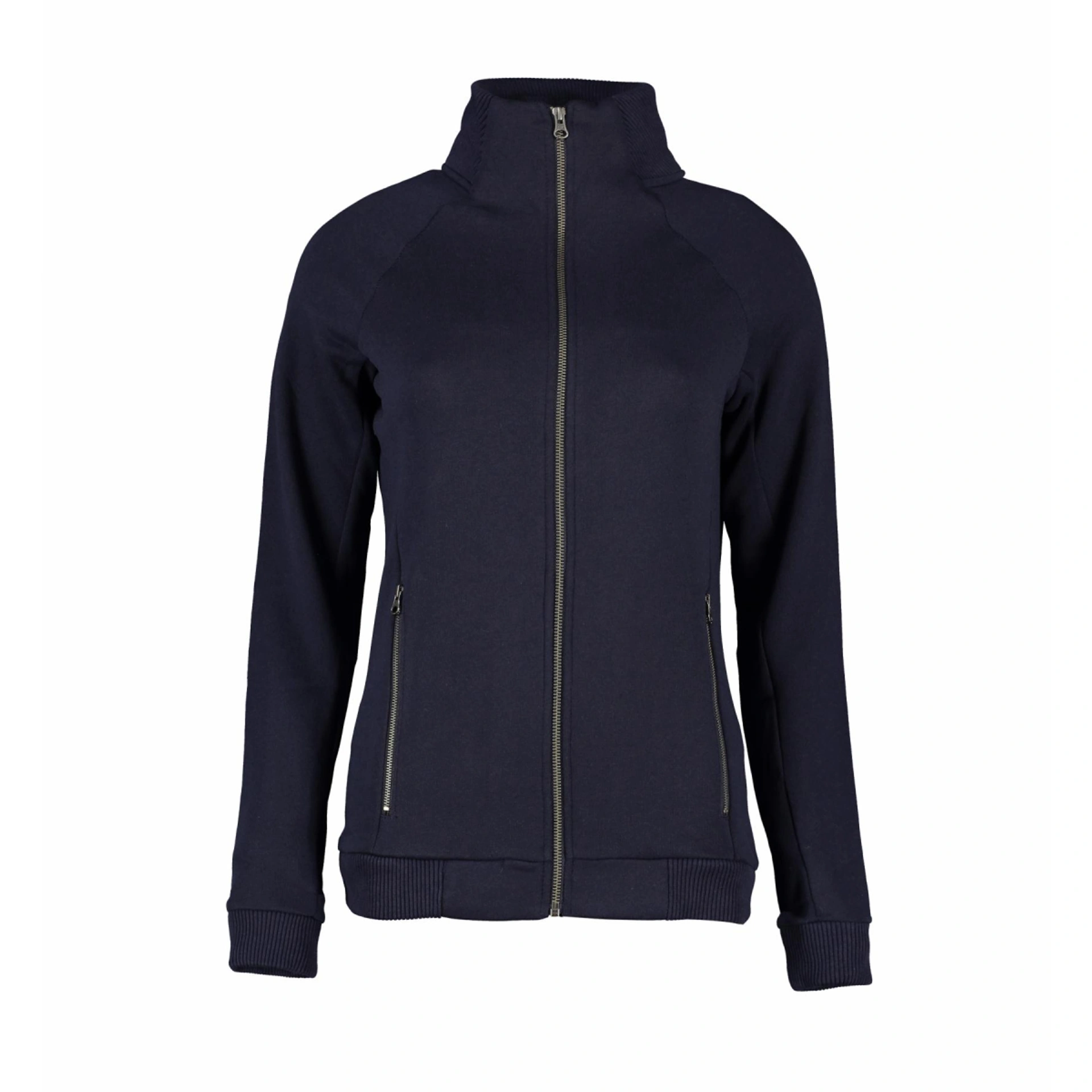 Світшот на блискавці жіночий ID Full Zip - Темно-сіній / 3XL