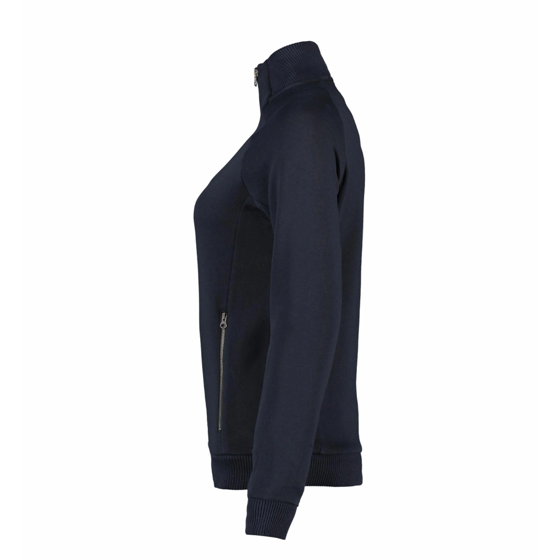 Світшот на блискавці жіночий ID Full Zip - Темно-сіній / 3XL