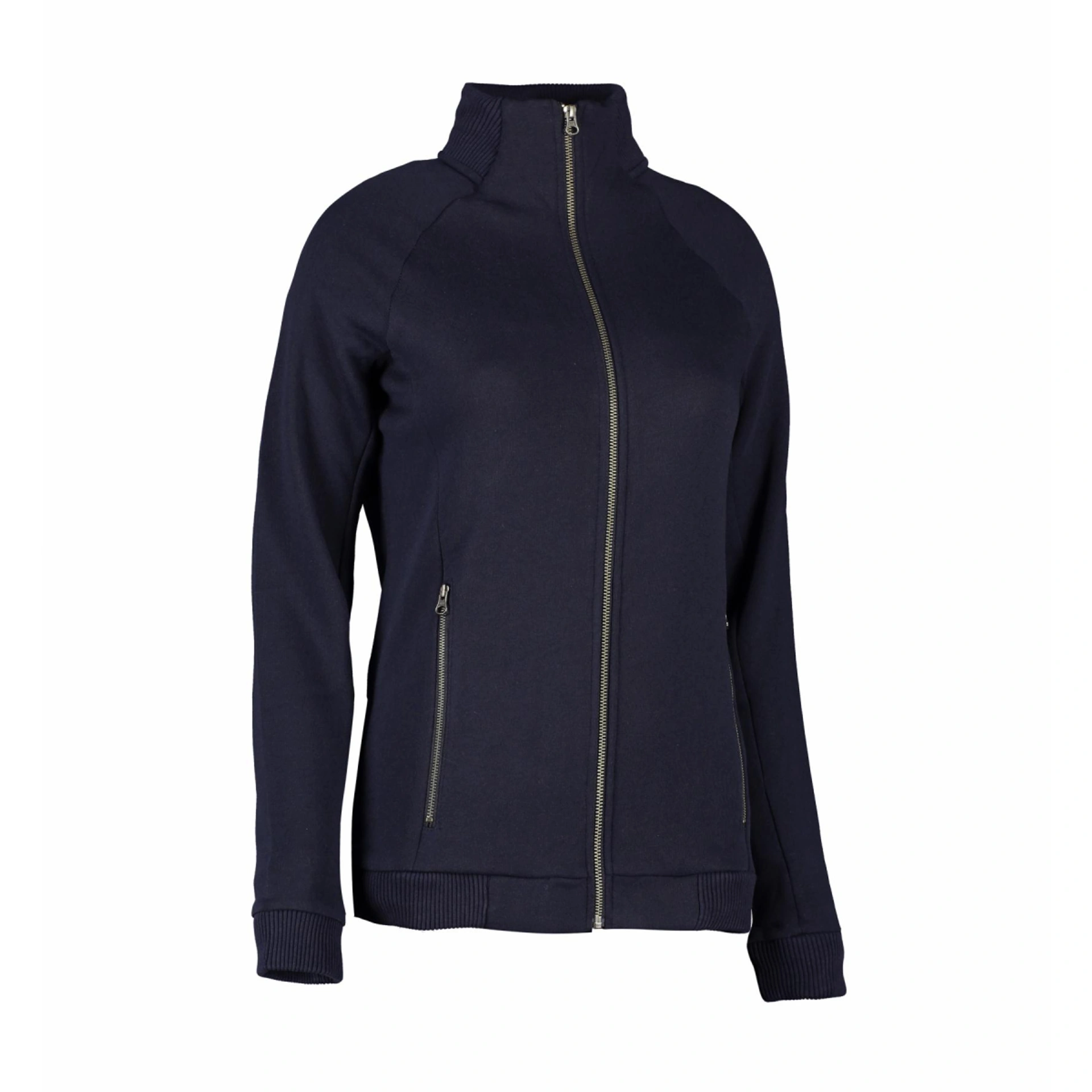 Світшот на блискавці жіночий ID Full Zip - Темно-сіній / 3XL