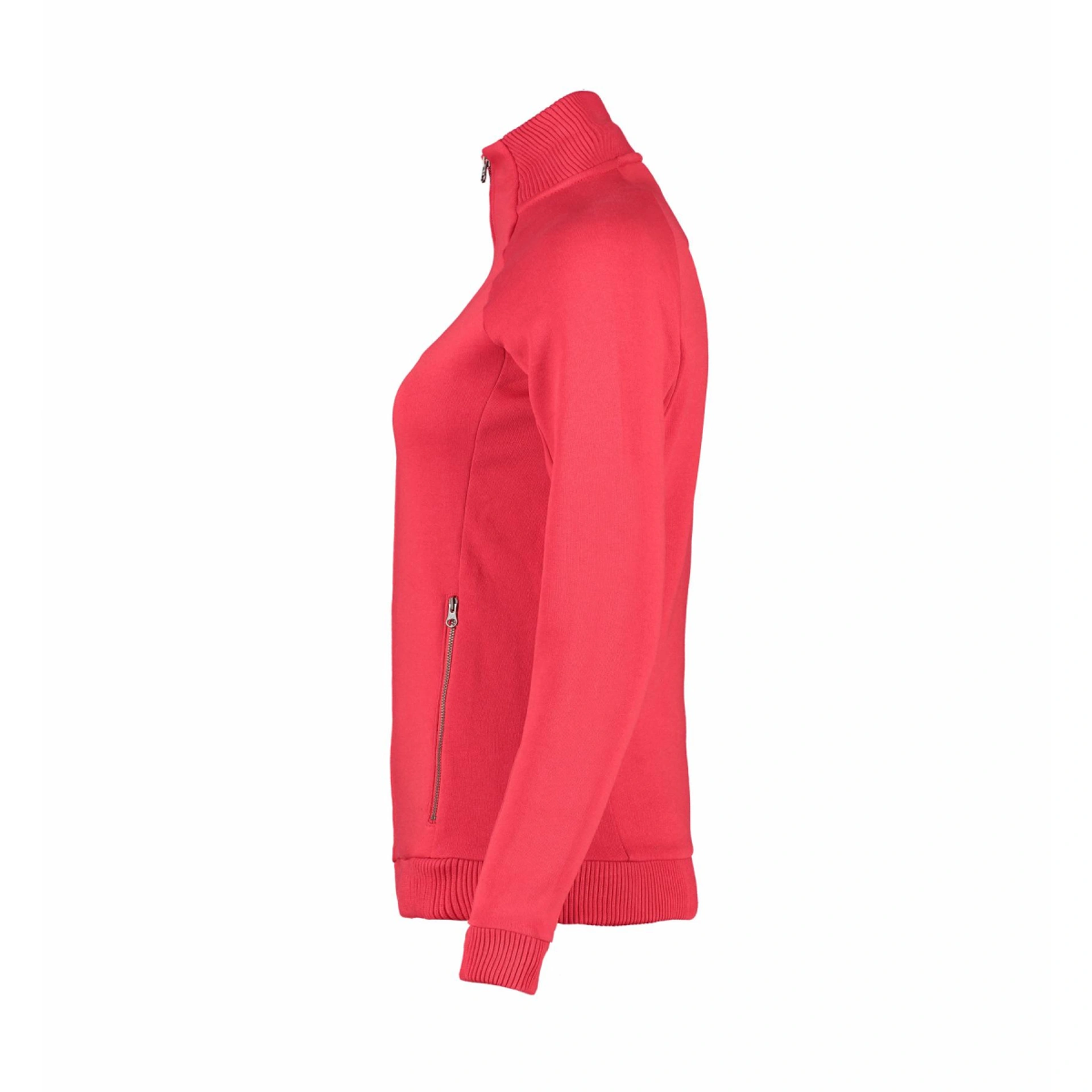 Світшот на блискавці жіночий ID Full Zip - Червоний / 3XL