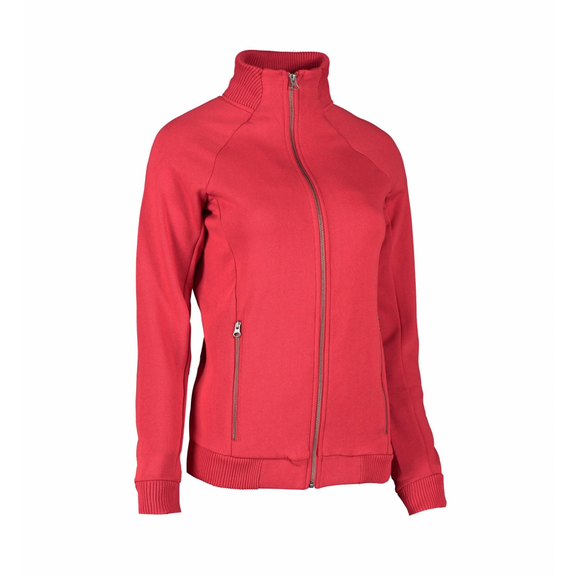 Світшот на блискавці жіночий ID Full Zip - Червоний / 3XL