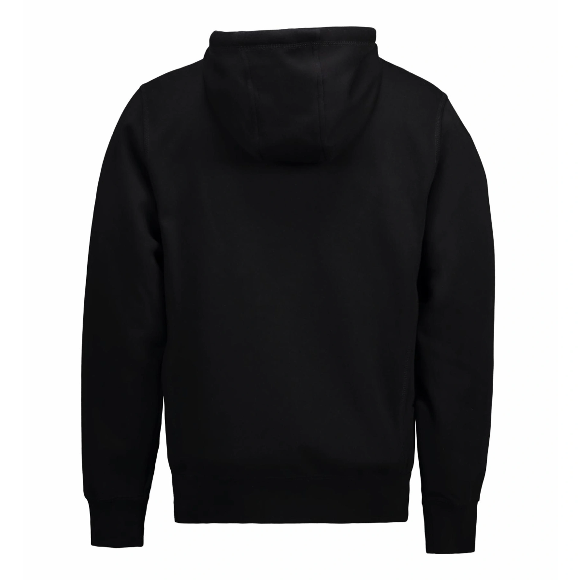 Худі на блискавці чоловіче ID Bonded - Чорний / 3XL