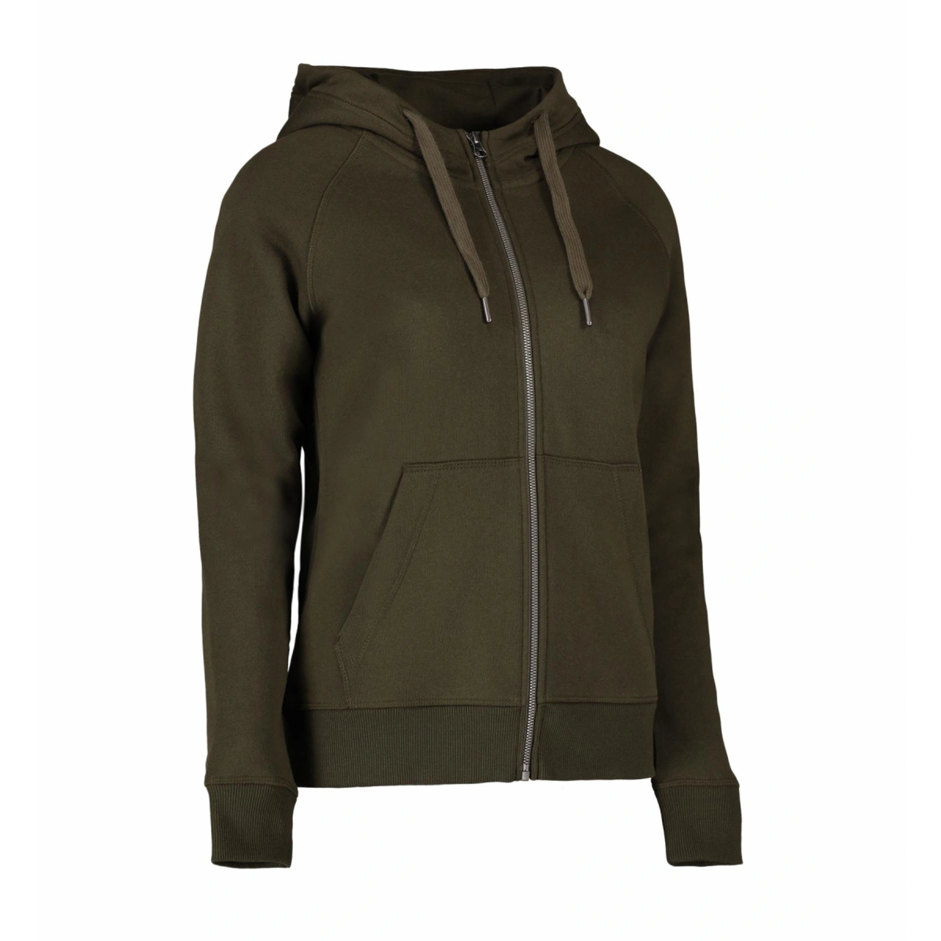 Худі на блискавці жіноче ID Core - Оливковий / 3XL