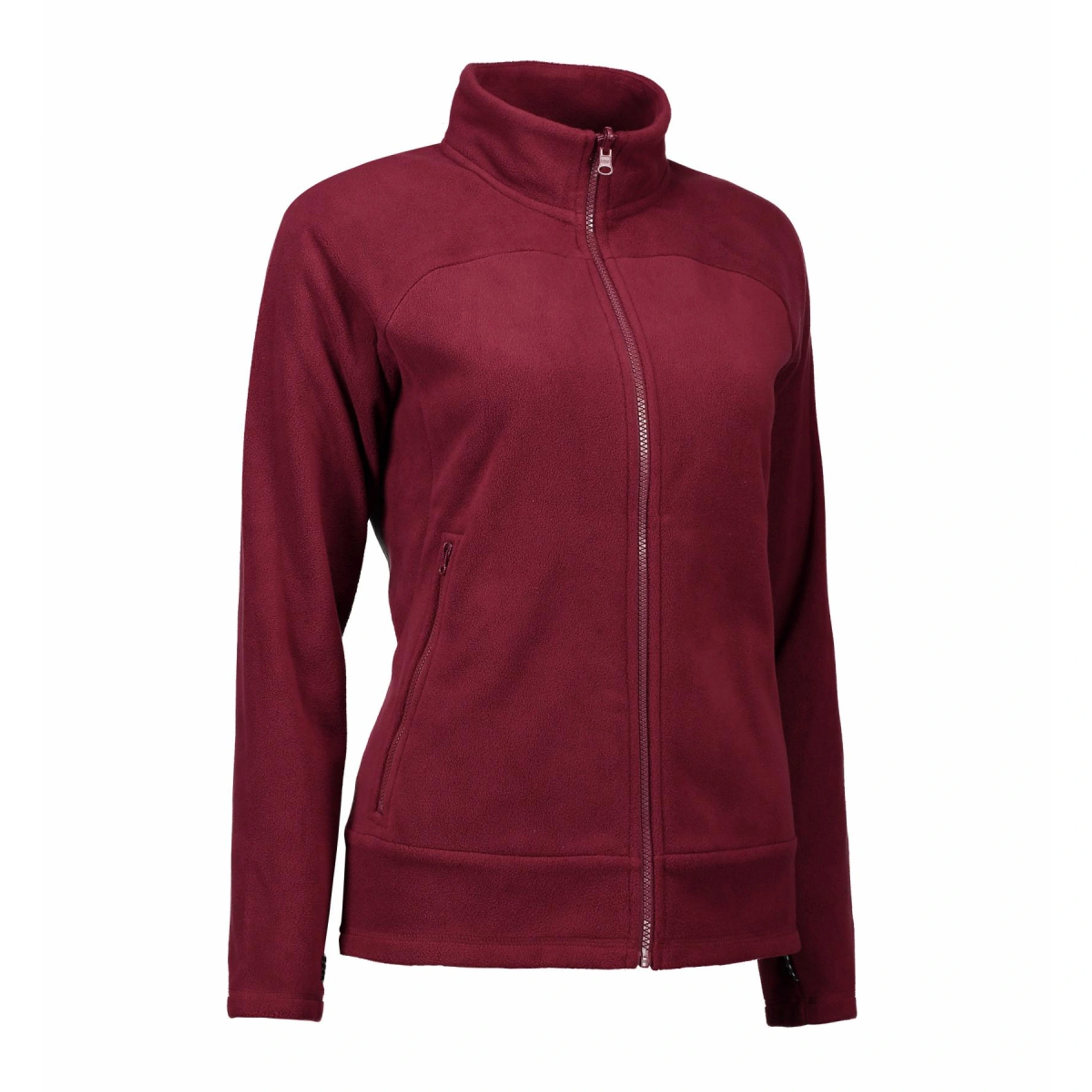 Куртка флісова жіноча ID Zip'n'Mix Active - Бордовий / 3XL