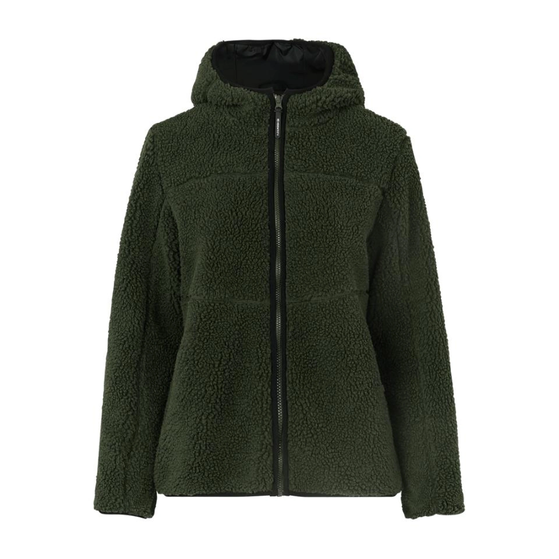Куртка з шерпи жіноча ID Pile - Оливковий / 3XL