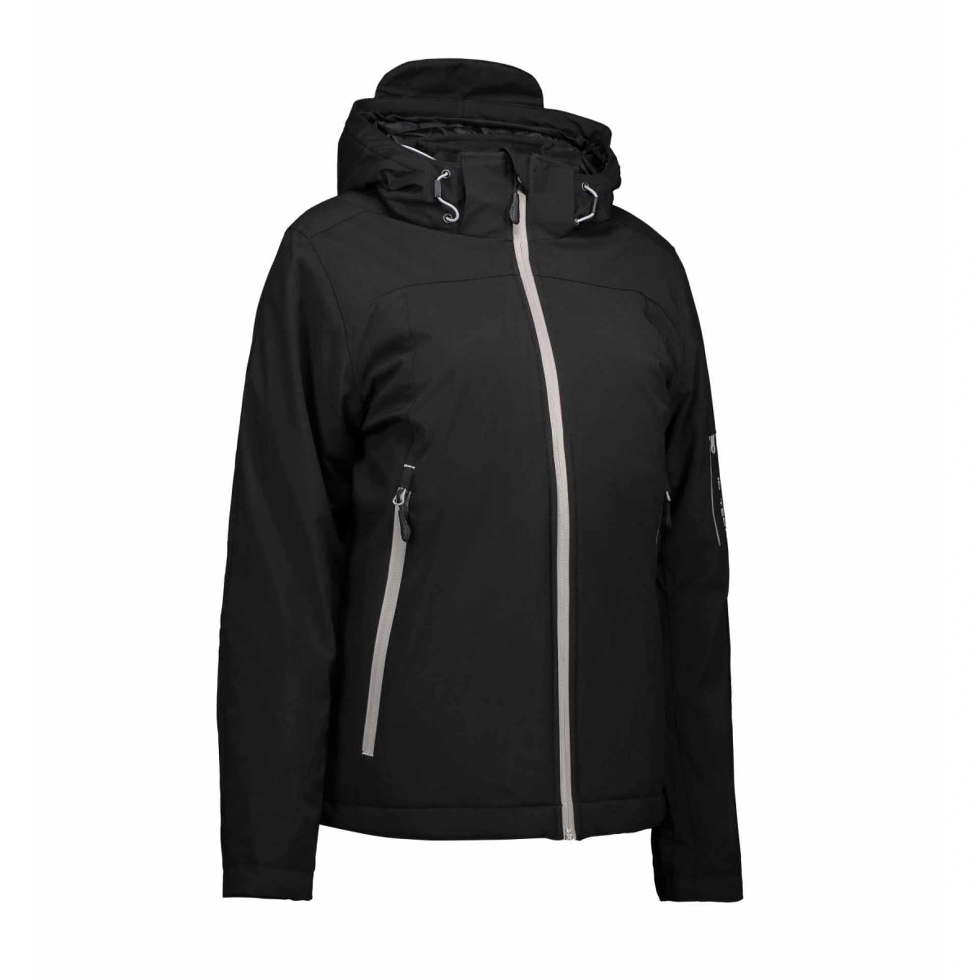 Куртка жіноча ID Winter Softshell - Чорний / 3XL