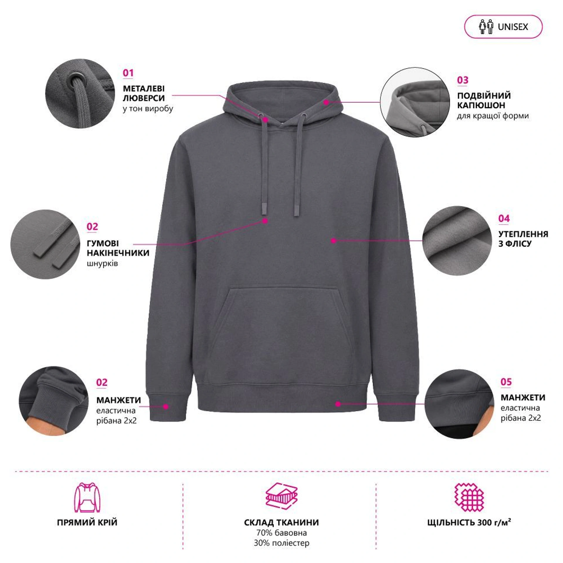 Худі Nikibo Essential - Червоний / 3XL