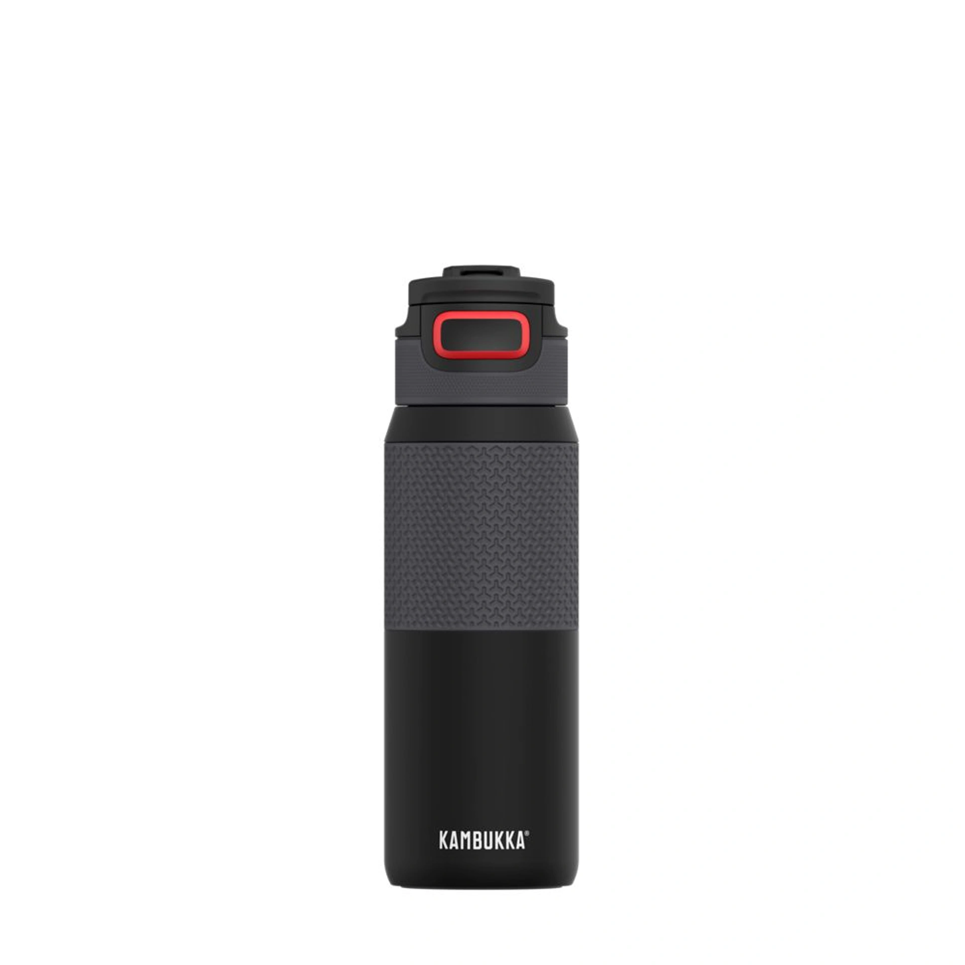 Термопляшка 750 мл сталева Kambukka Elton Insulated, вакуумна - Чорний / червоний