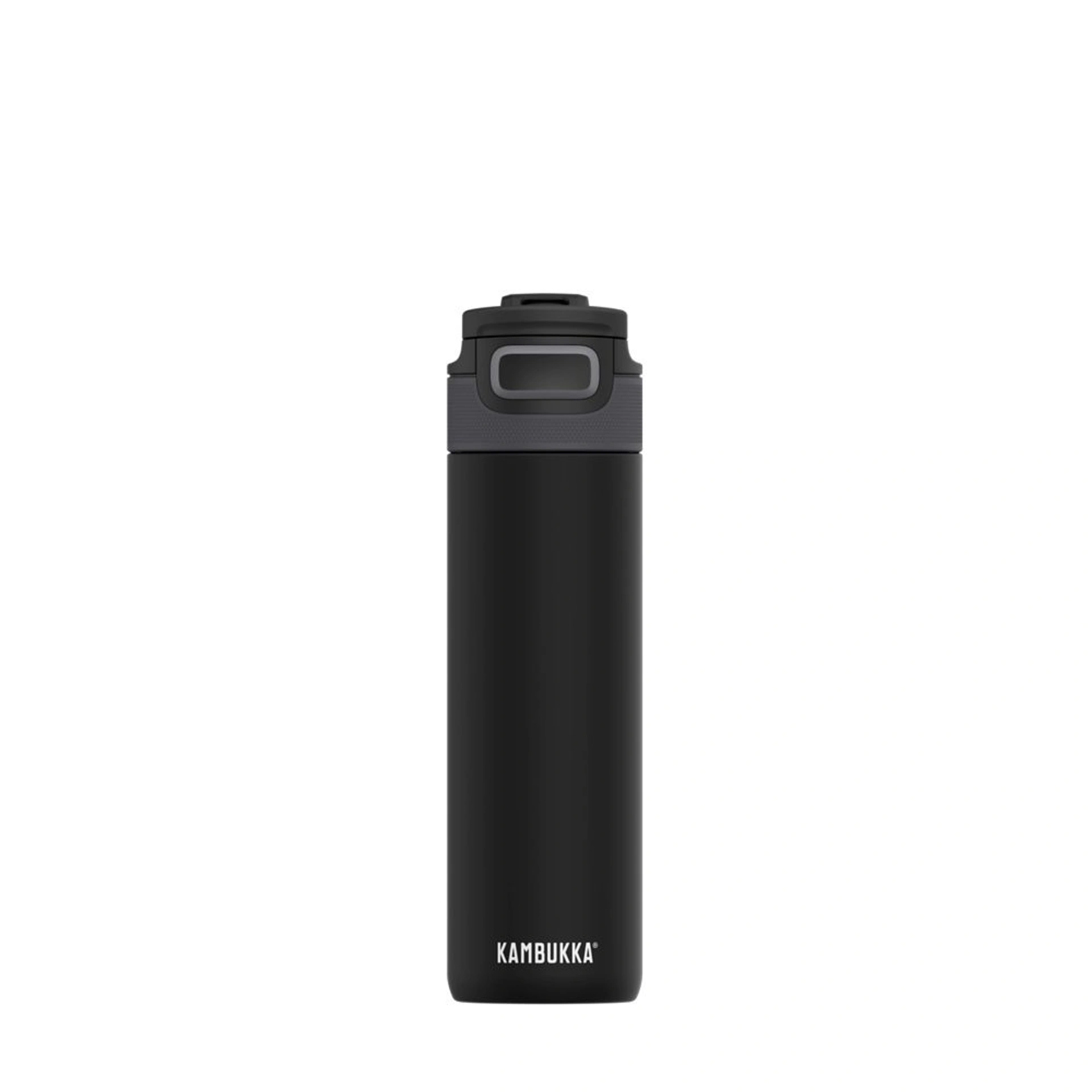 Термопляшка 600 мл сталева Kambukka Elton Insulated, вакуумна - Насичений чорний