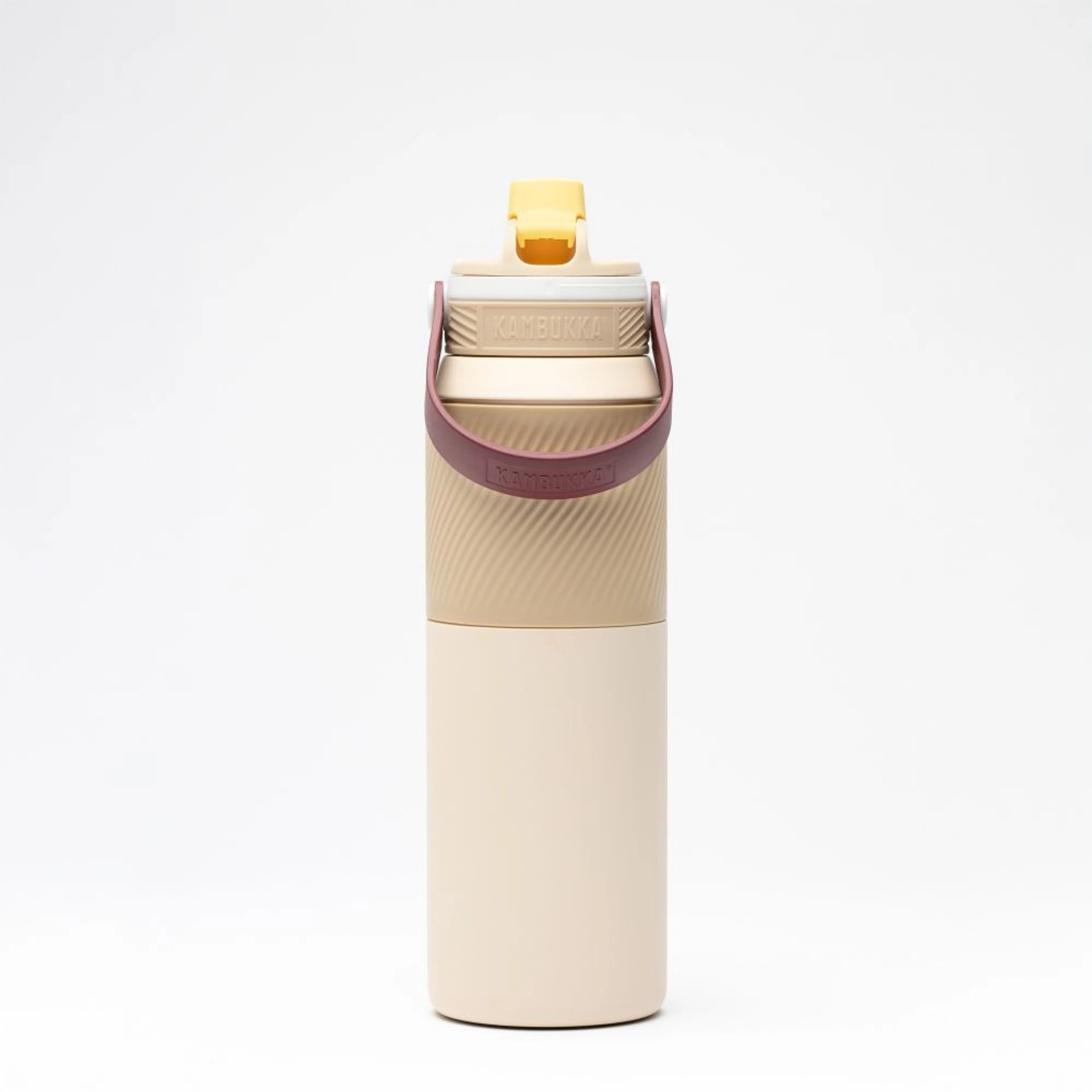 Термопляшка 1 л сталева 2в1 Kambukka Dupla Insulated - Світло-бежевий