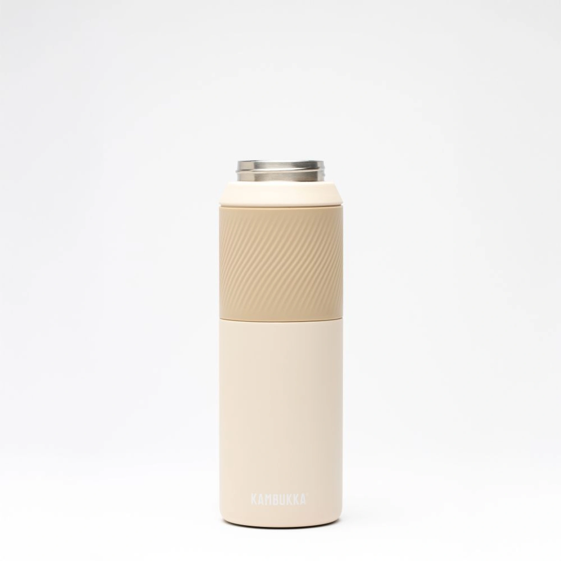 Термопляшка 1 л сталева 2в1 Kambukka Dupla Insulated - Світло-бежевий