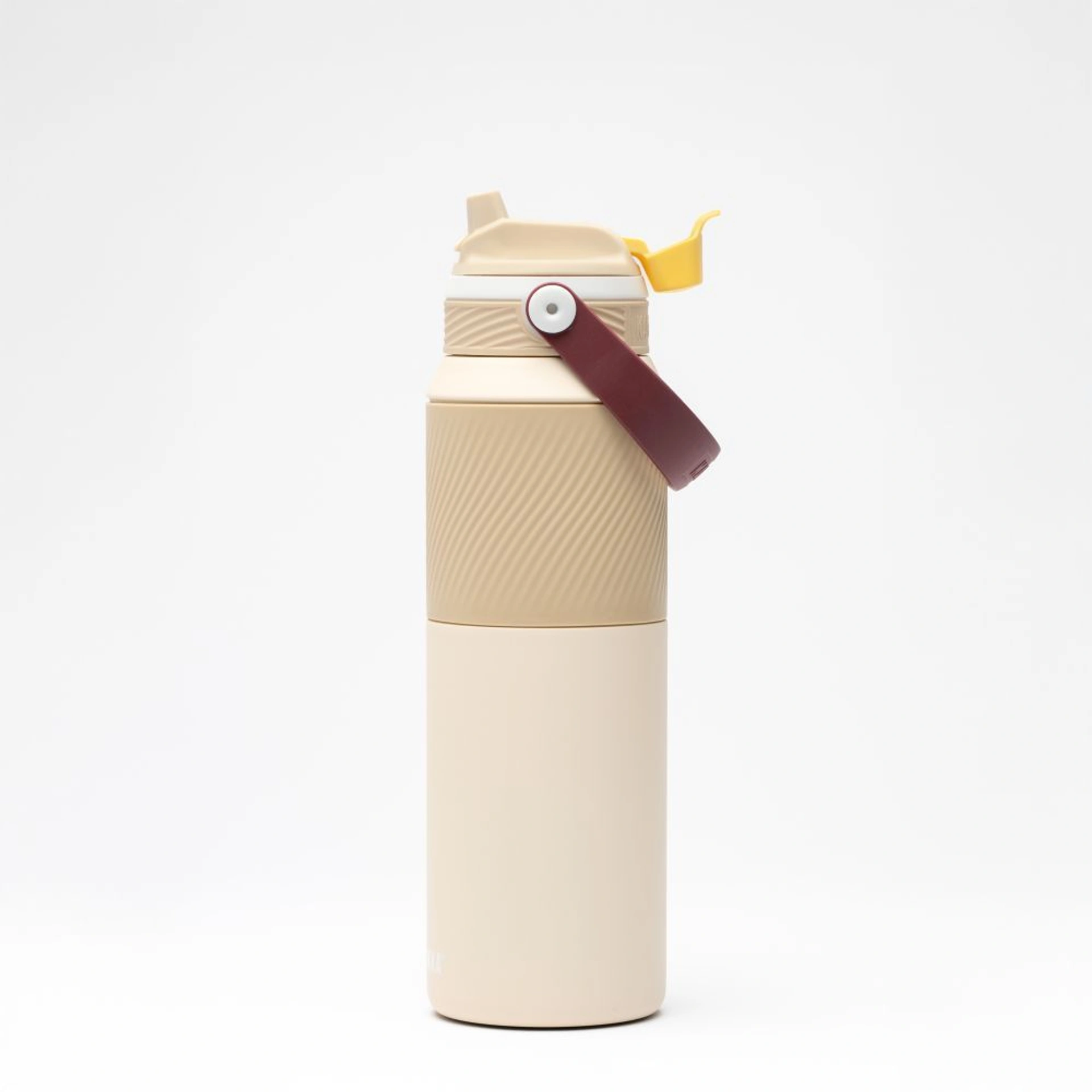 Термопляшка 1 л сталева 2в1 Kambukka Dupla Insulated - Світло-бежевий
