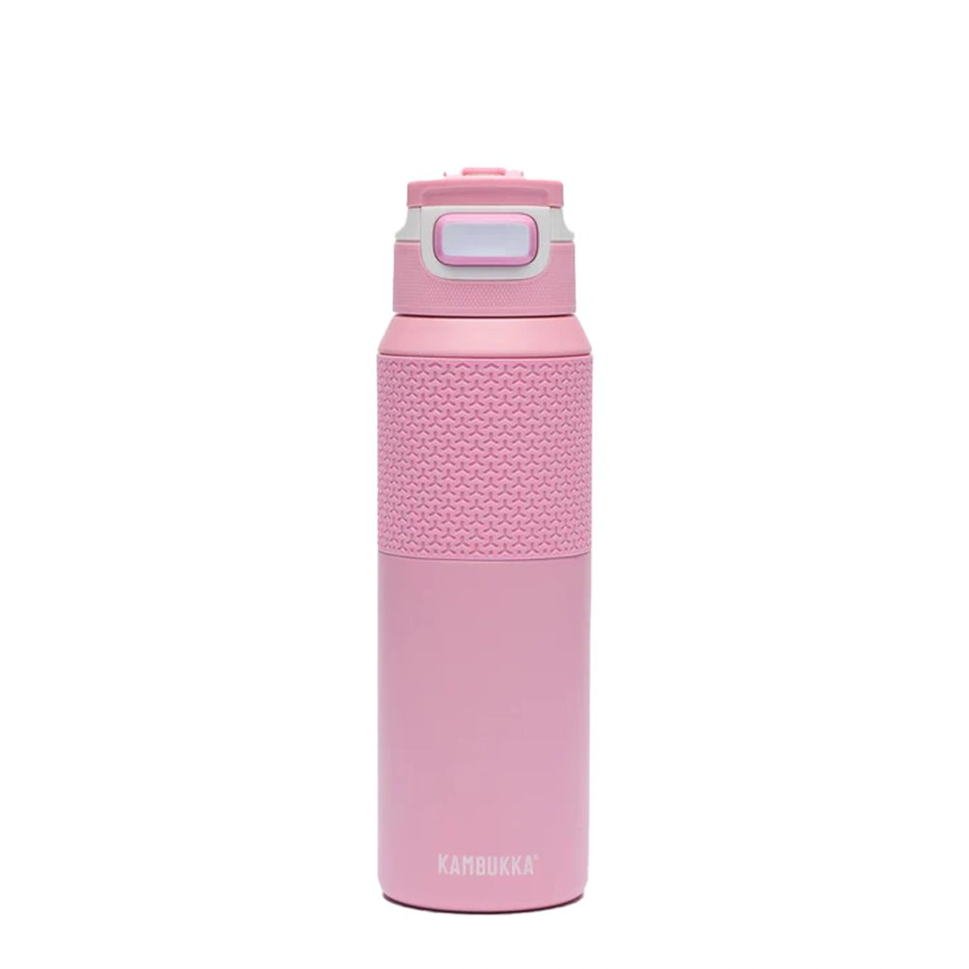Термопляшка 1 л сталева Kambukka Elton Insulated, вакуумна - Рожевий