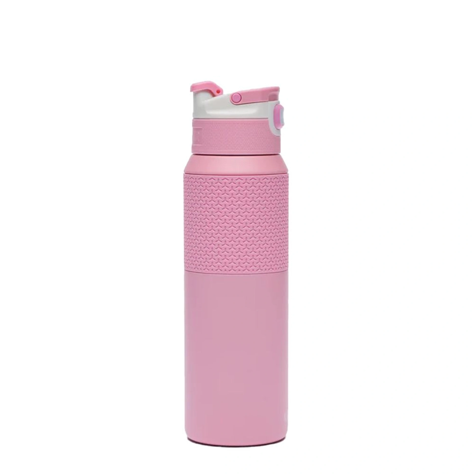 Термопляшка 1 л сталева Kambukka Elton Insulated, вакуумна - Рожевий