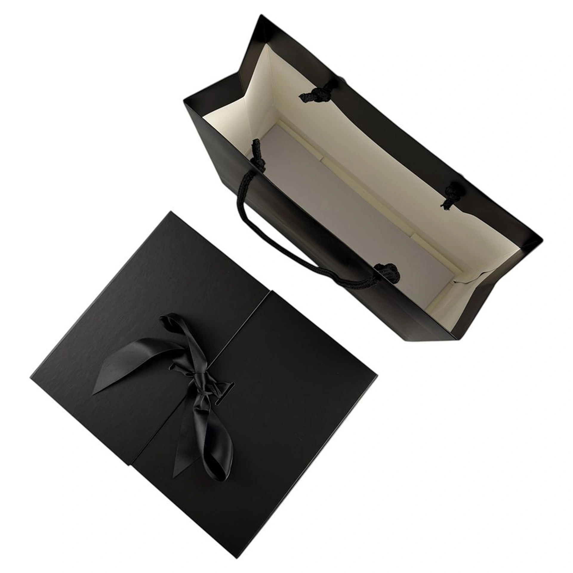 Подарункова коробка 34 х 25 см Velvet L - Чорний