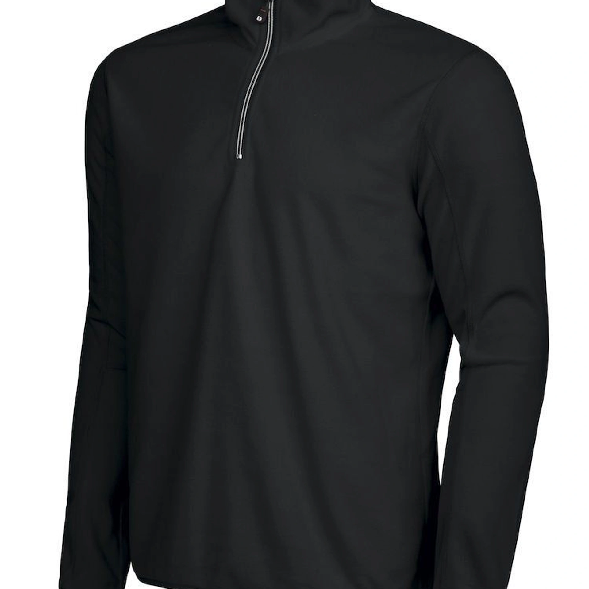 Куртка флісова чоловіча D.A.D Melton Half Zip - Чорний / 3XL