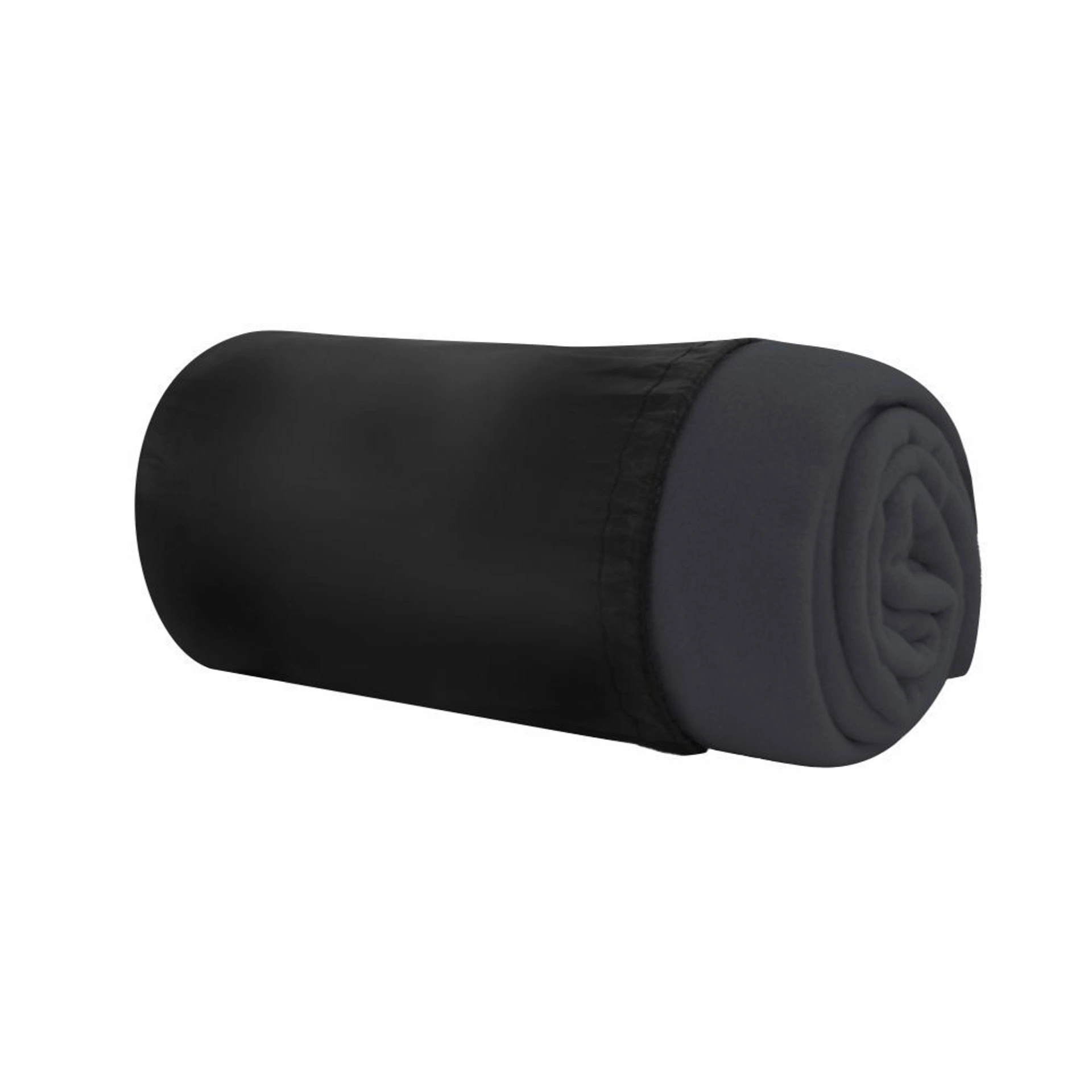 Плед флісовий Soft Me Warm 150х180 см у чохлі - Чорний