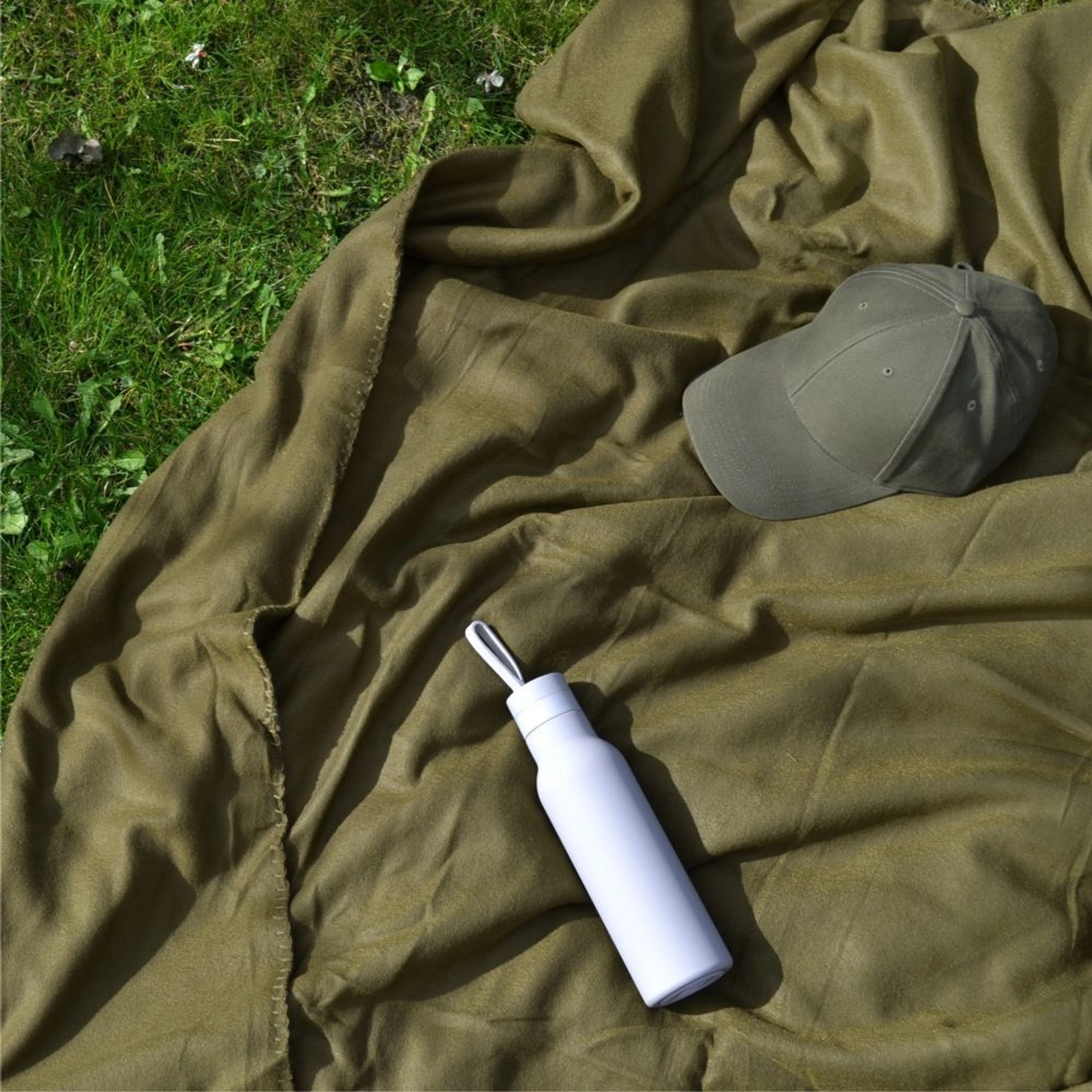 Плед-подушка флісовий Soft Me Mild 150х180 см - Хакі