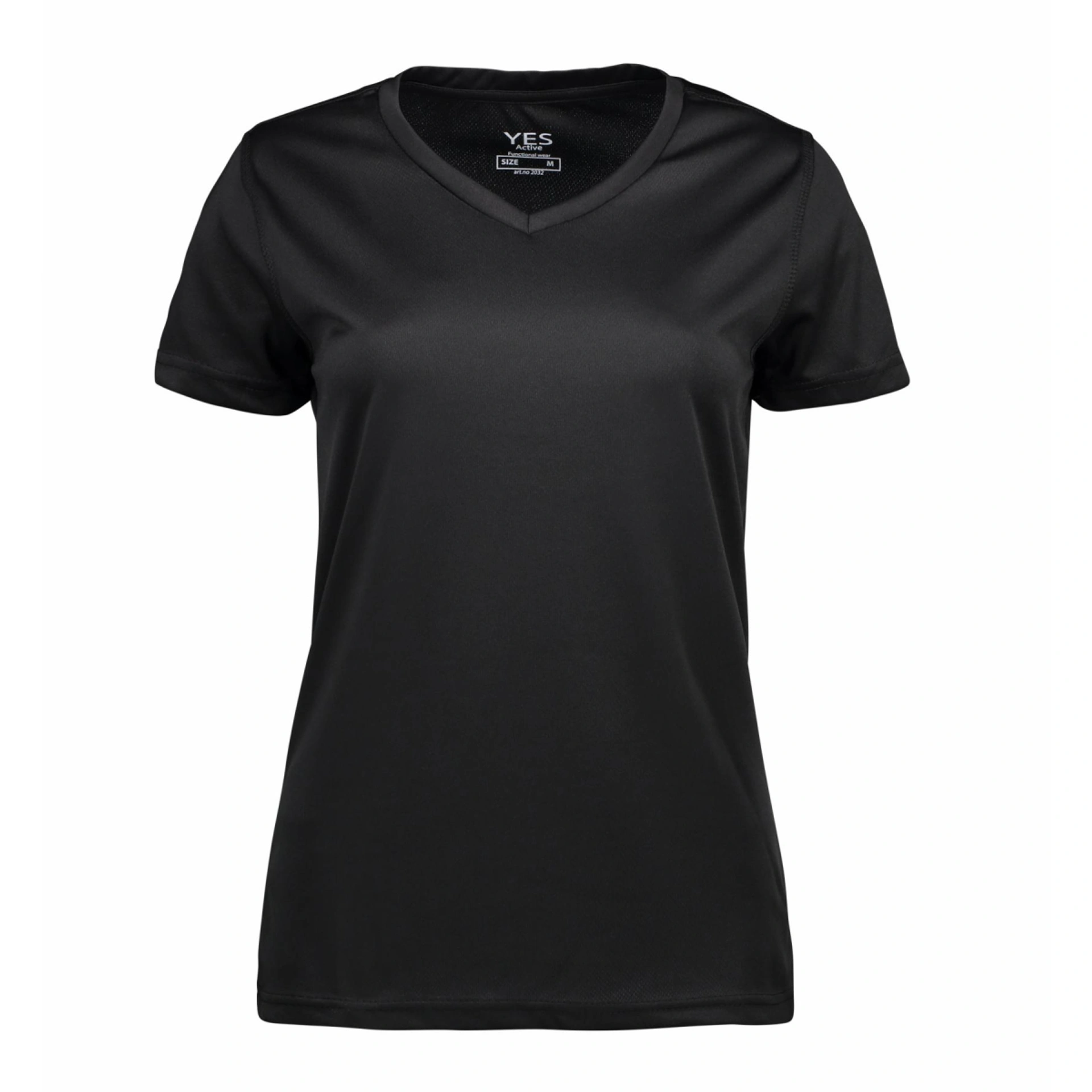 Футболка жіноча ID Yes Active - Чорний / 3XL