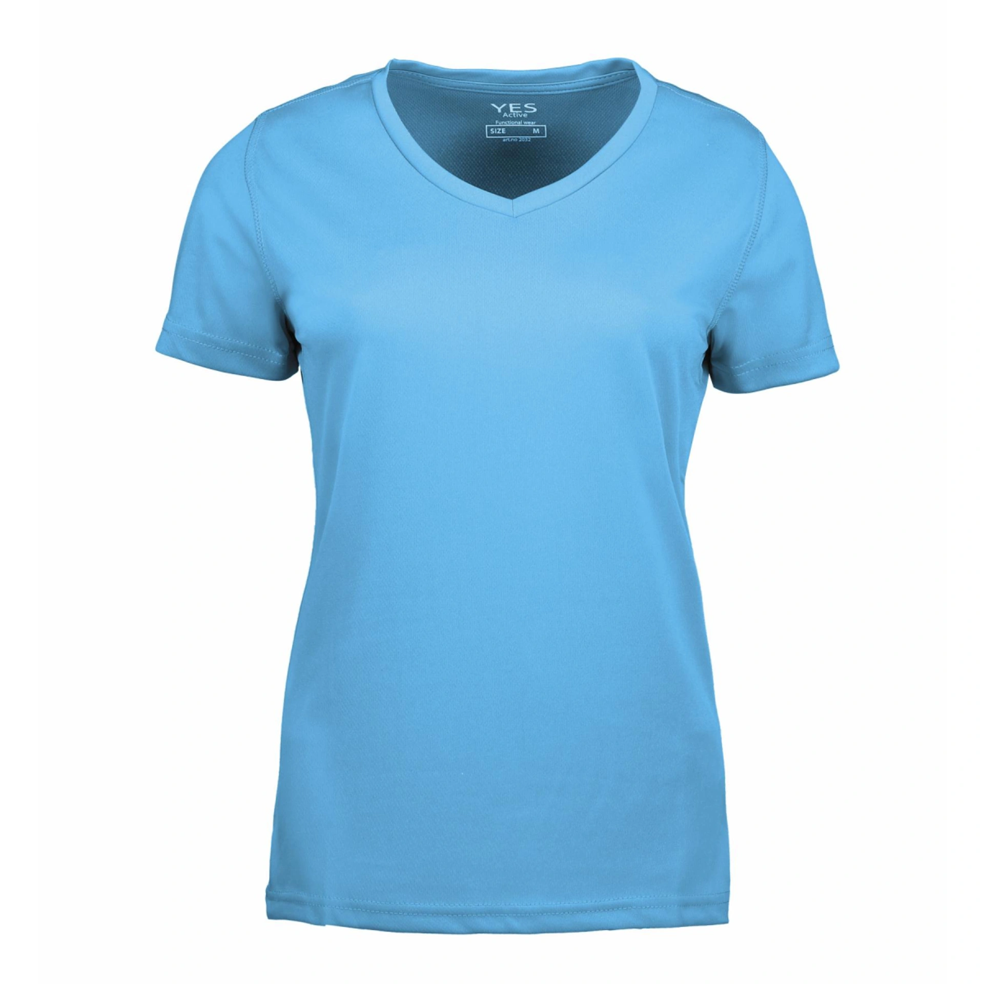 Футболка жіноча ID Yes Active - Блакитний / 3XL