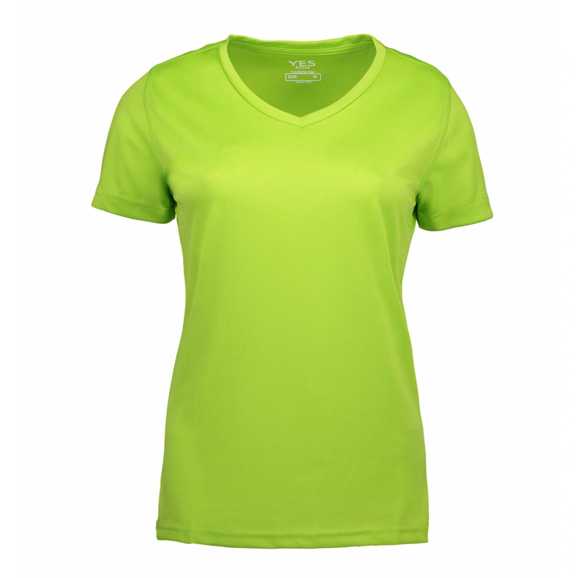 Футболка жіноча ID Yes Active - Лайм / 3XL