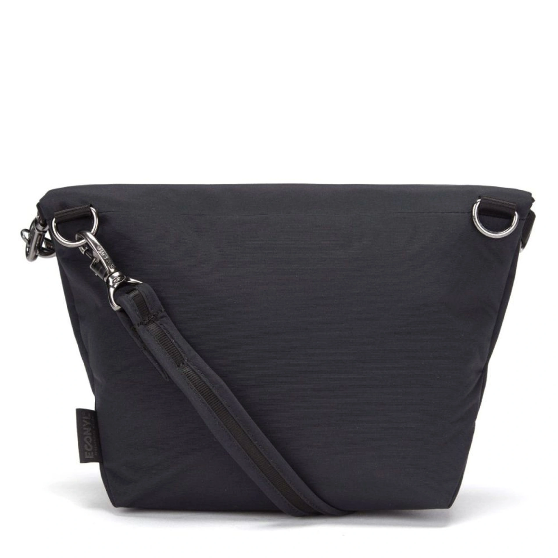Сумка через плече жіноча антизлодій Pacsafe Citysafe CX Convertible Crossbody - Чорний еконіл