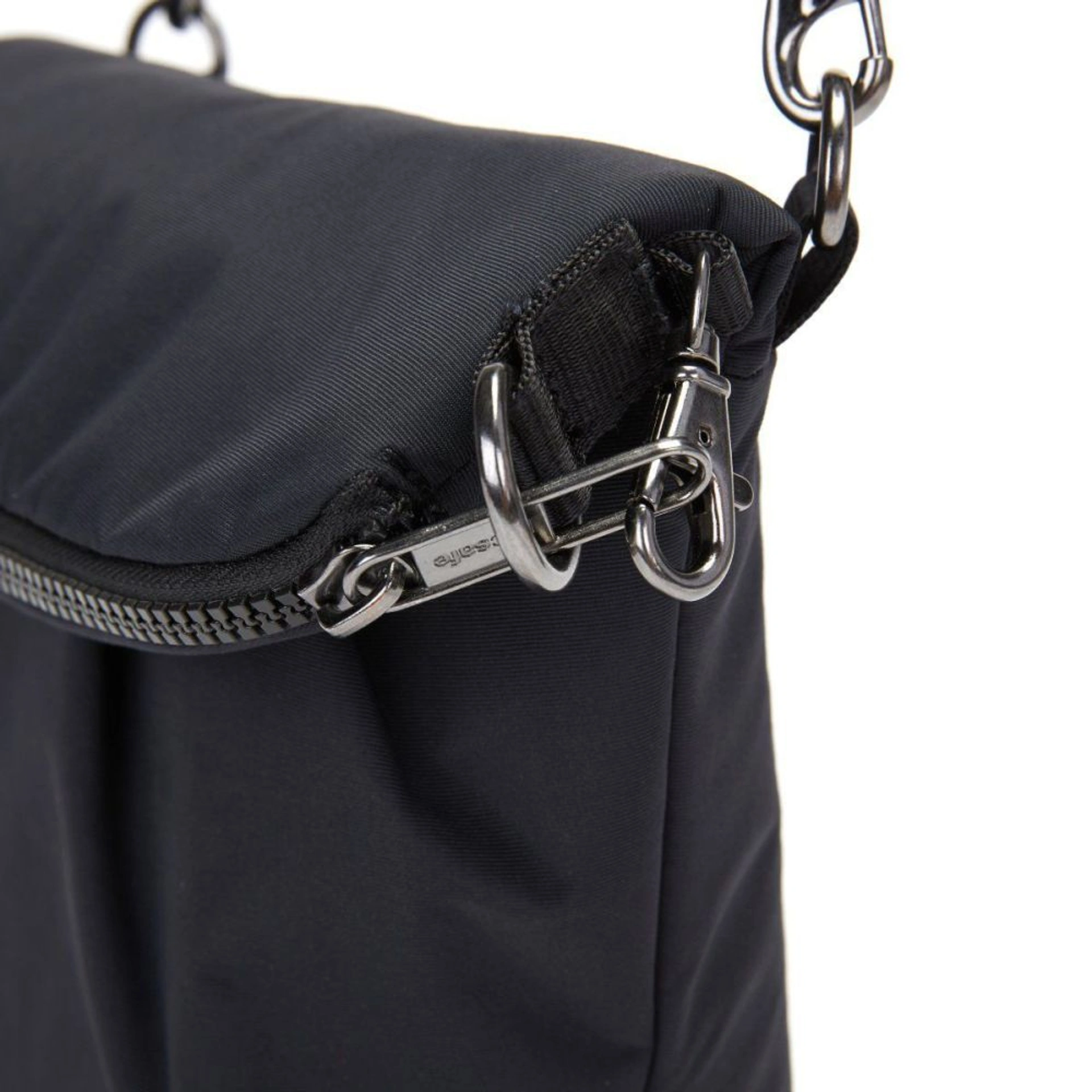 Сумка через плече жіноча антизлодій Pacsafe Citysafe CX Convertible Crossbody - Чорний еконіл