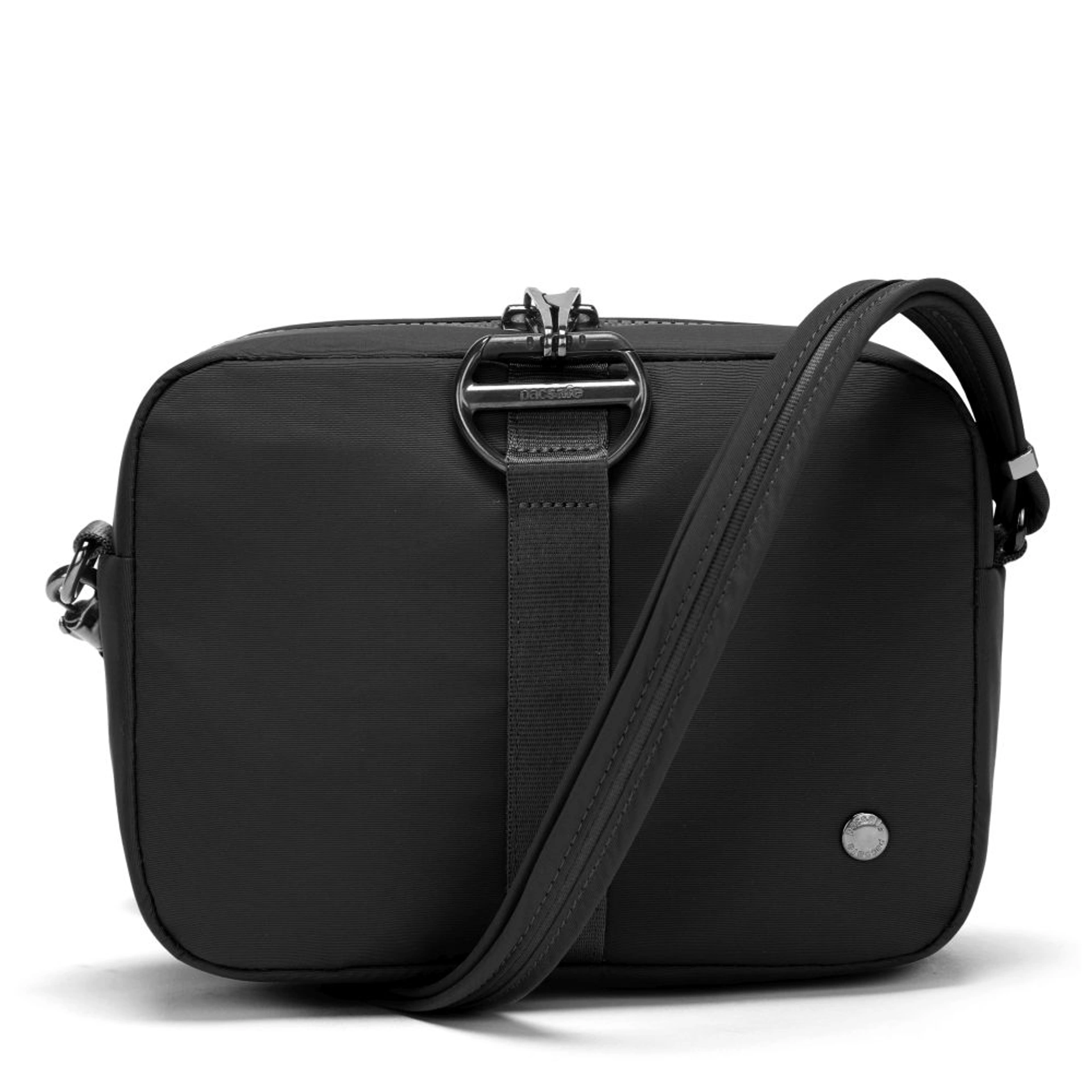 Сумка через плече жіноча антизлодій Pacsafe Citysafe CX square Crossbody - Чорний