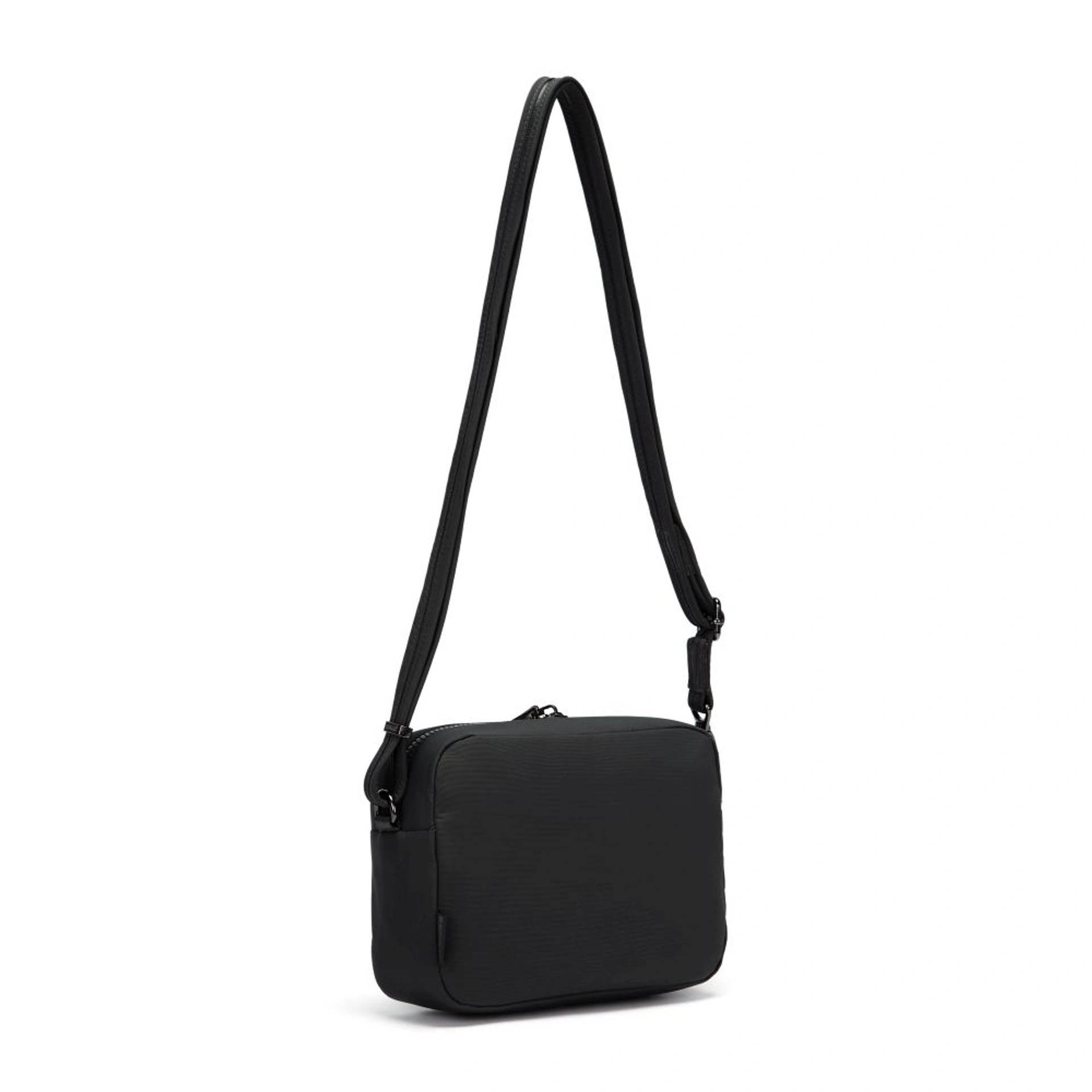 Сумка через плече жіноча антизлодій Pacsafe Citysafe CX square Crossbody - Чорний