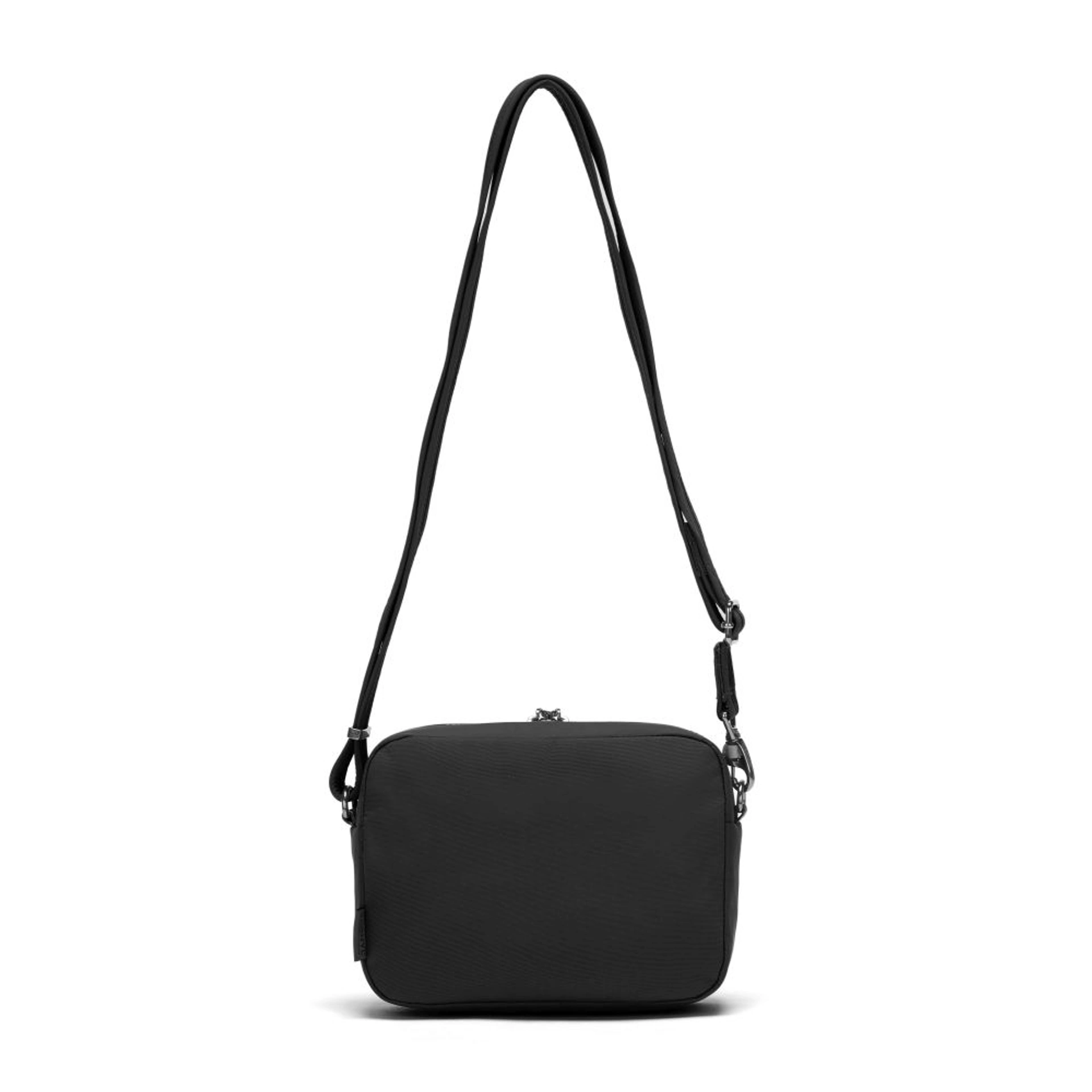 Сумка через плече жіноча антизлодій Pacsafe Citysafe CX square Crossbody - Чорний