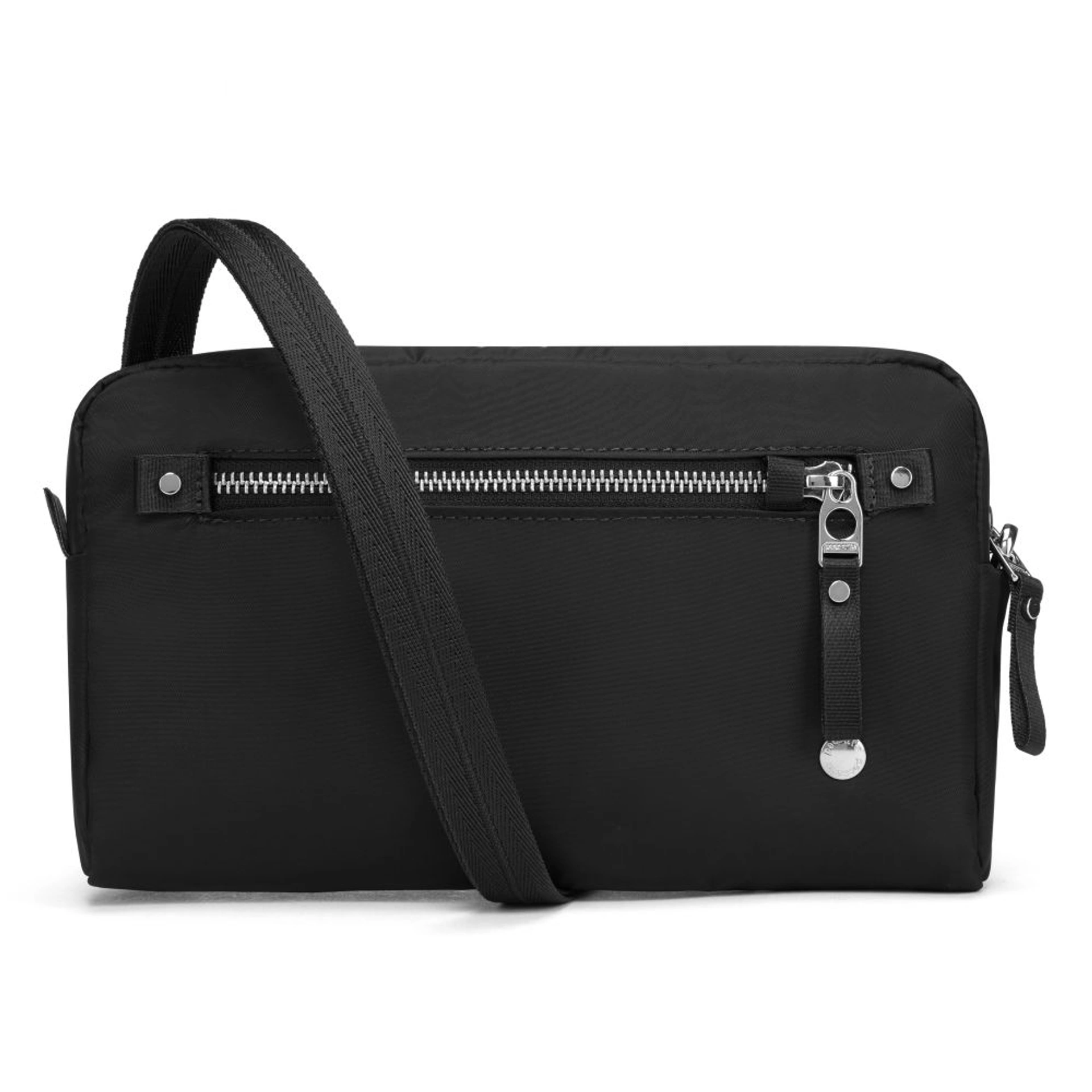 Сумка через плече антизлодій Pacsafe W 3в1 Sling - Чорний