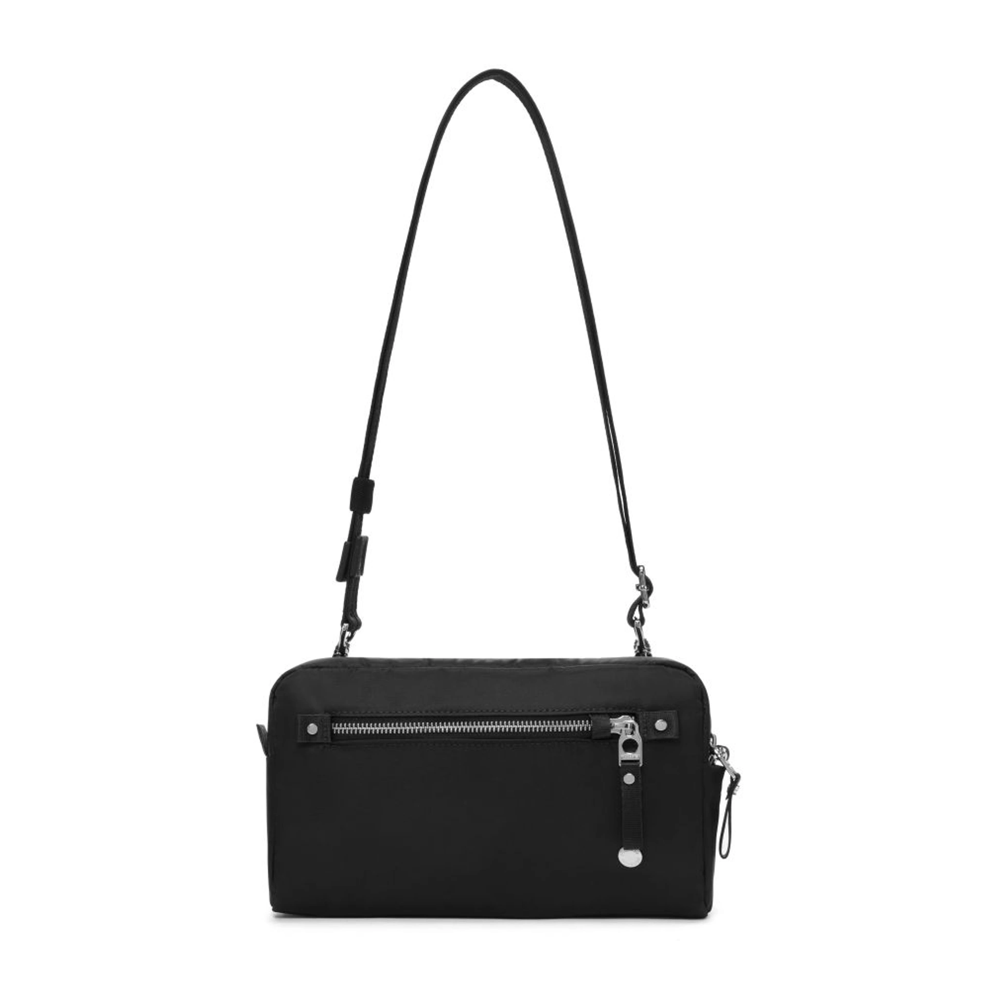 Сумка через плече антизлодій Pacsafe W 3в1 Sling - Чорний