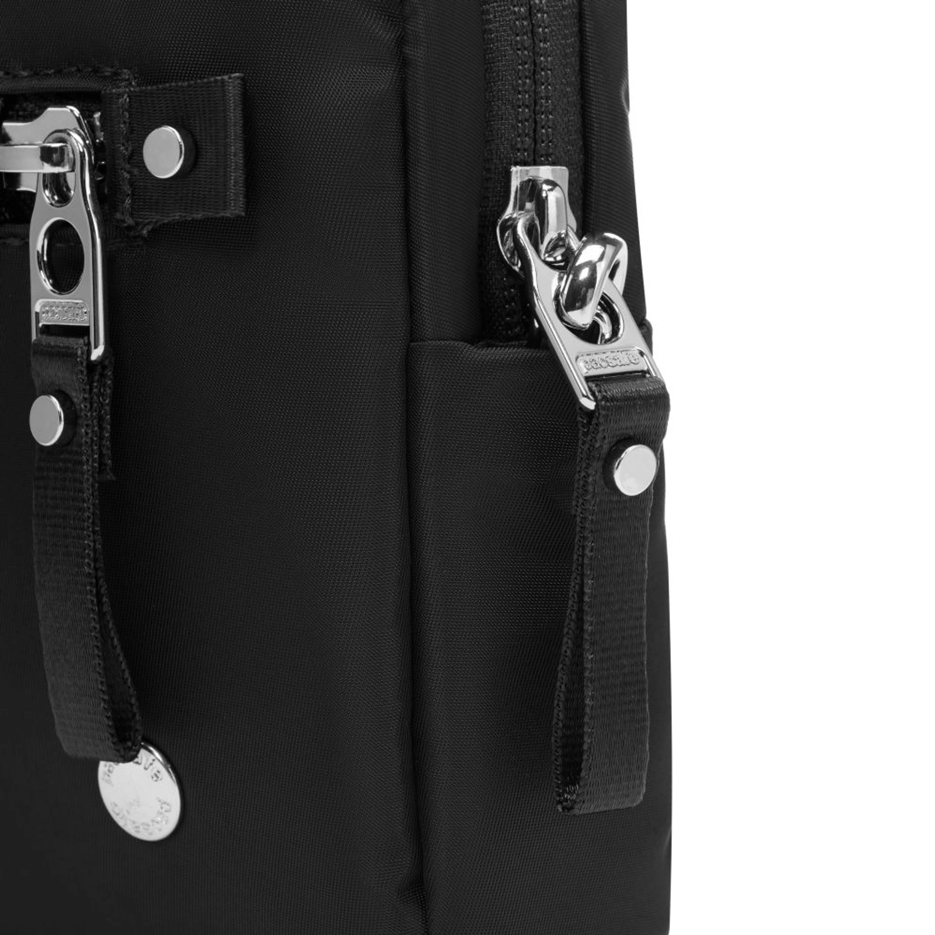 Сумка через плече антизлодій Pacsafe W 3в1 Sling - Чорний