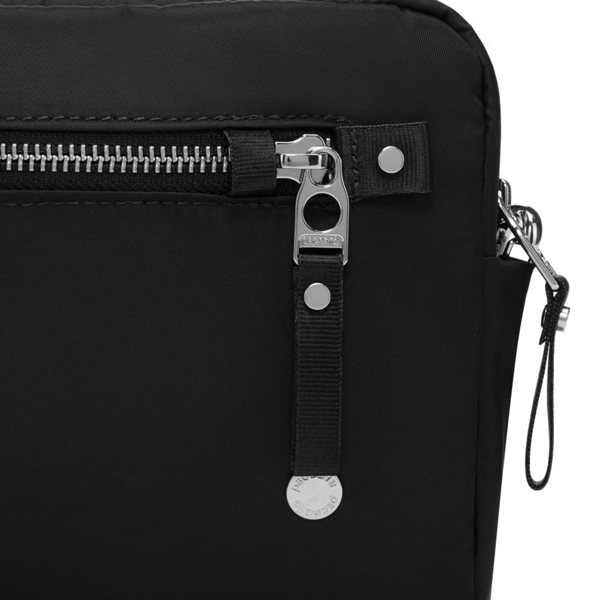 Сумка через плече антизлодій Pacsafe W 3в1 Sling - Чорний