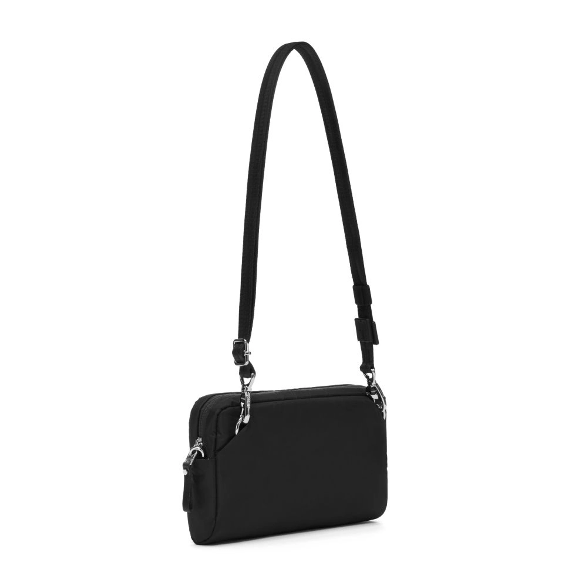 Сумка через плече антизлодій Pacsafe W 3в1 Sling - Чорний