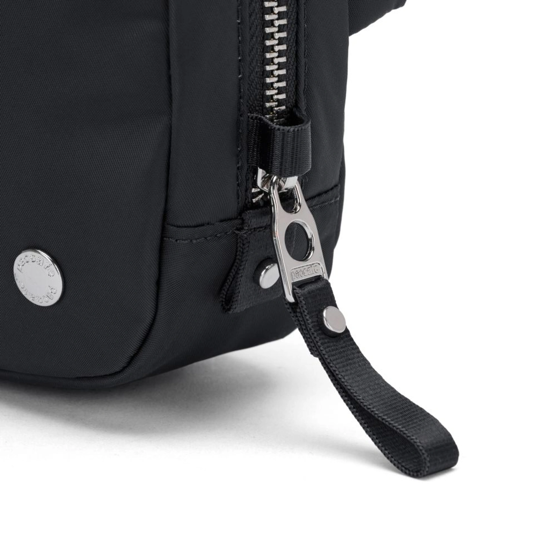 Сумка через плече антизлодій Pacsafe W Micro sling - Чорний