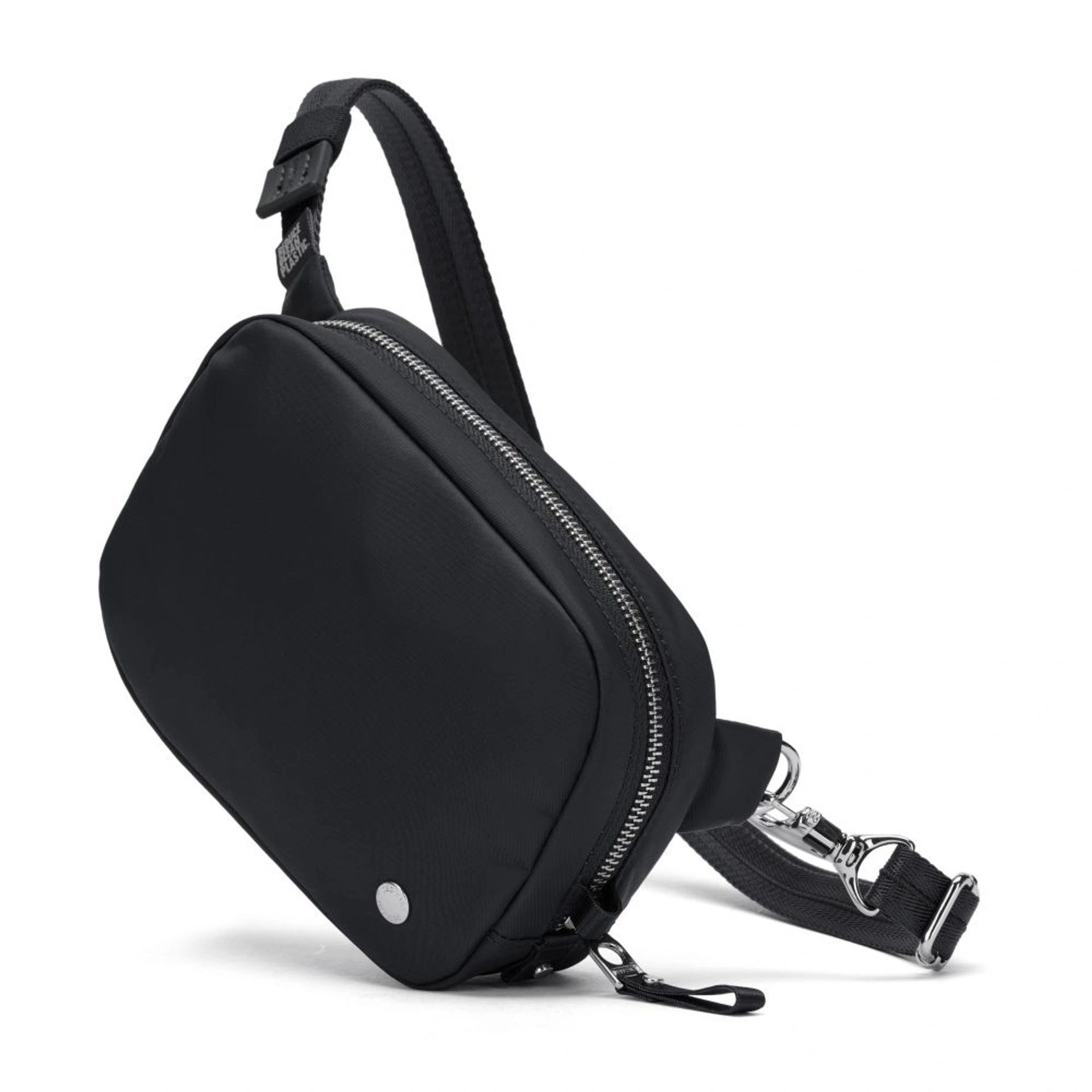 Сумка через плече антизлодій Pacsafe W Micro sling - Чорний