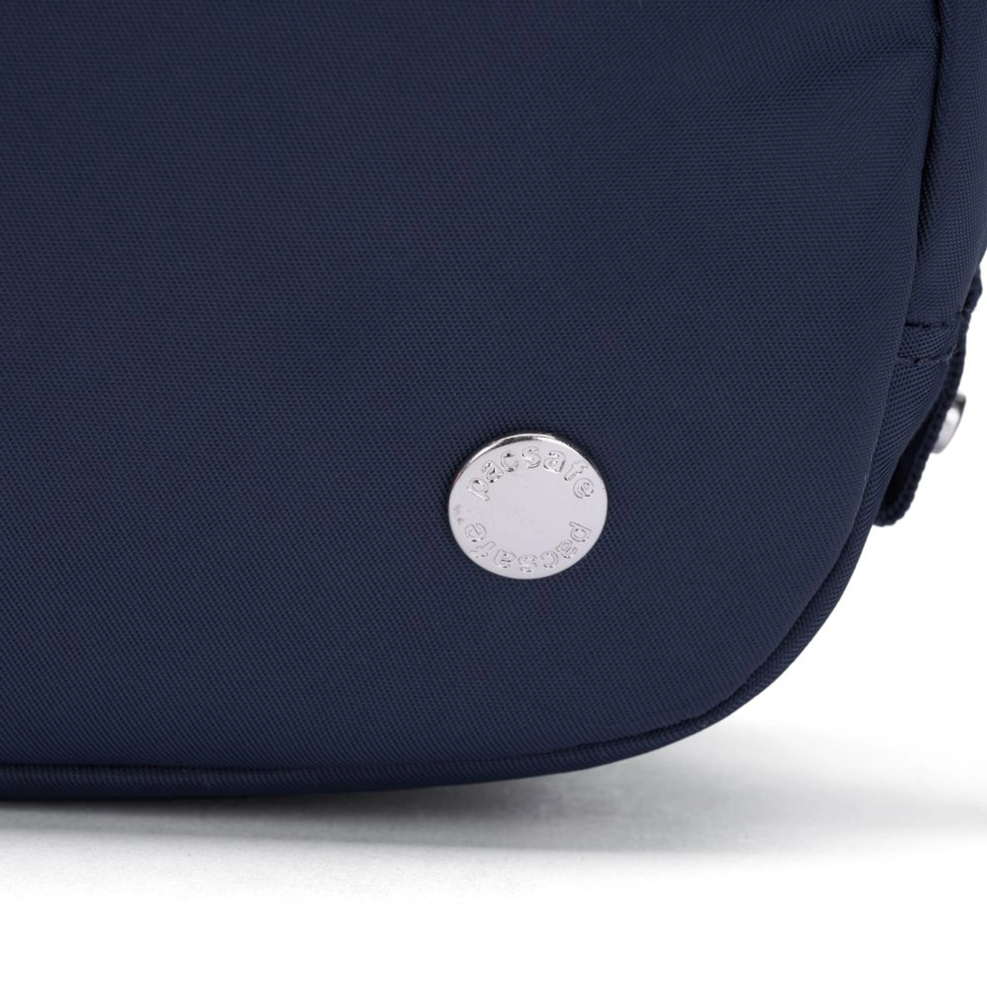 Сумка через плече антизлодій Pacsafe W Micro sling - Темно-синій