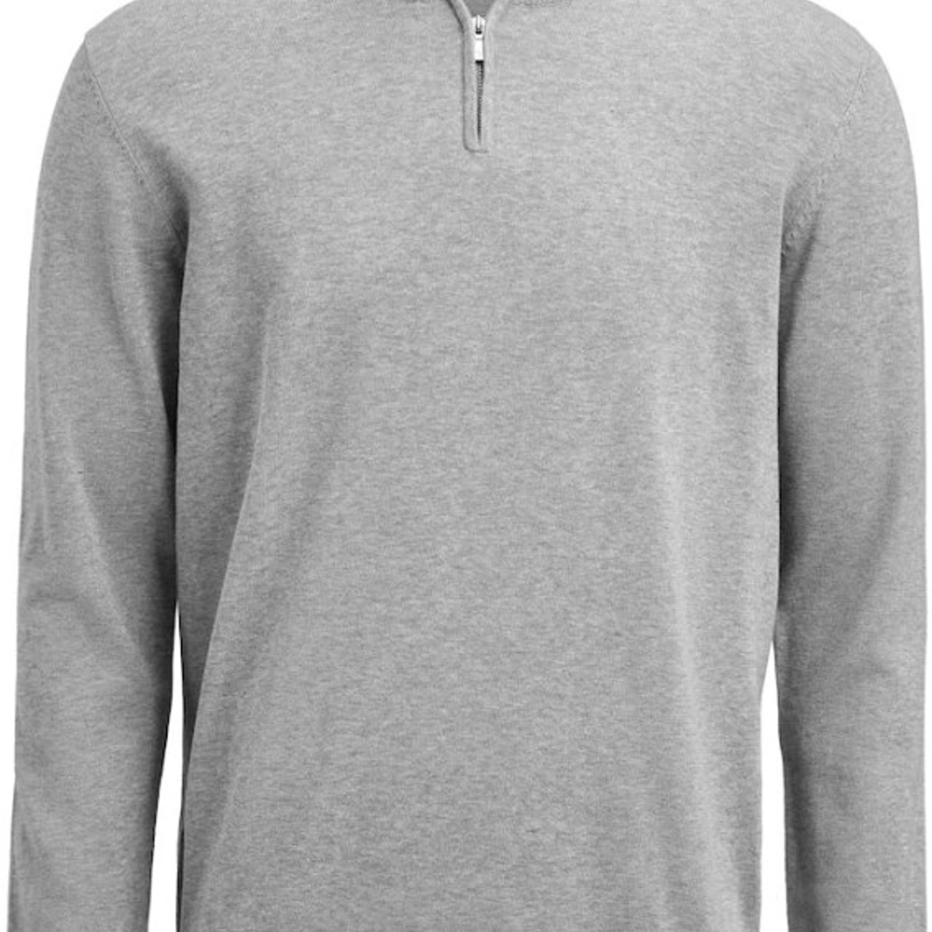 Світшот з коміром стійкою James Harvest Ashland Halfzip - Сірий / 3XL