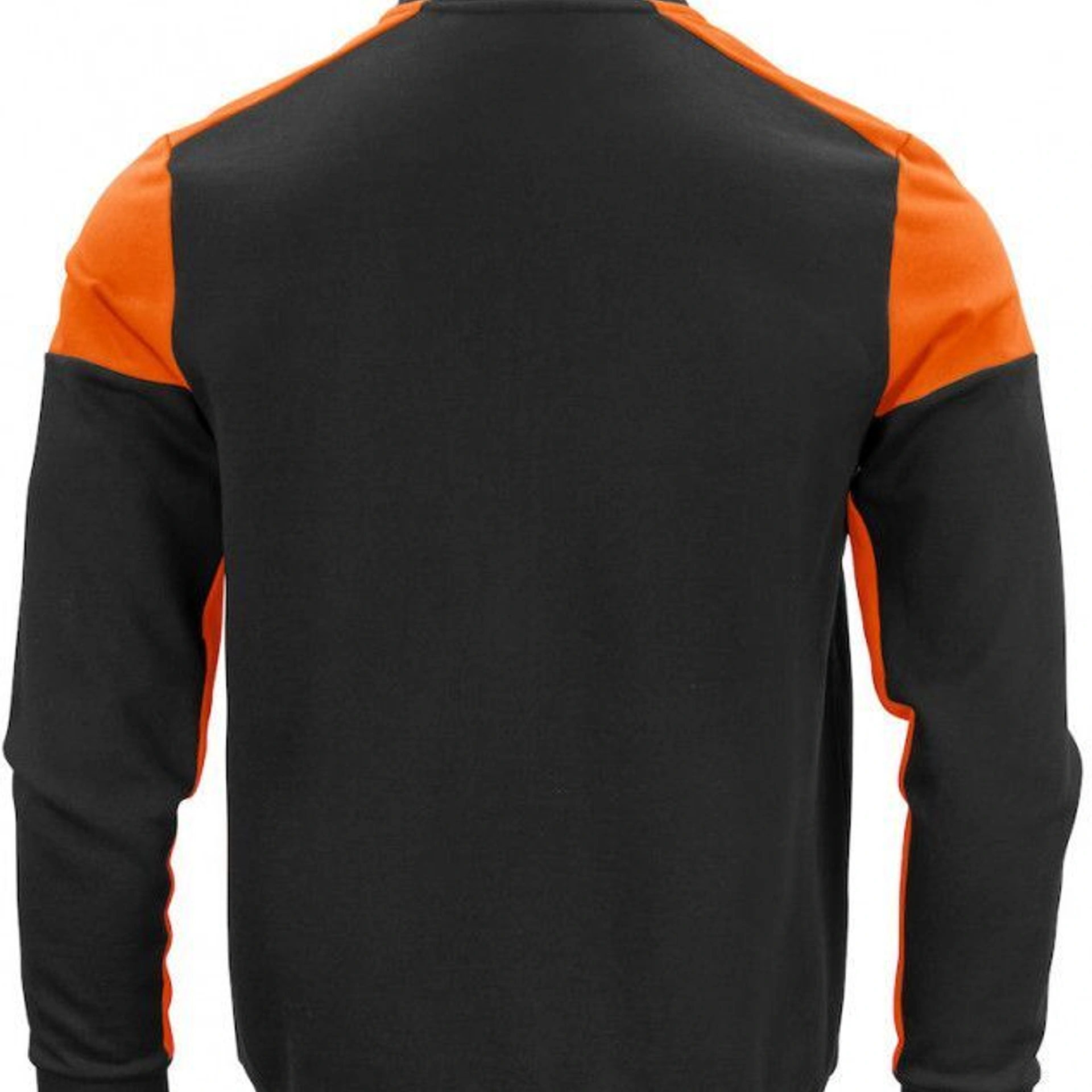 Двоколірний світшот на блискавці чоловічий Printer Sweatvest - Помаранчевий / 3XL