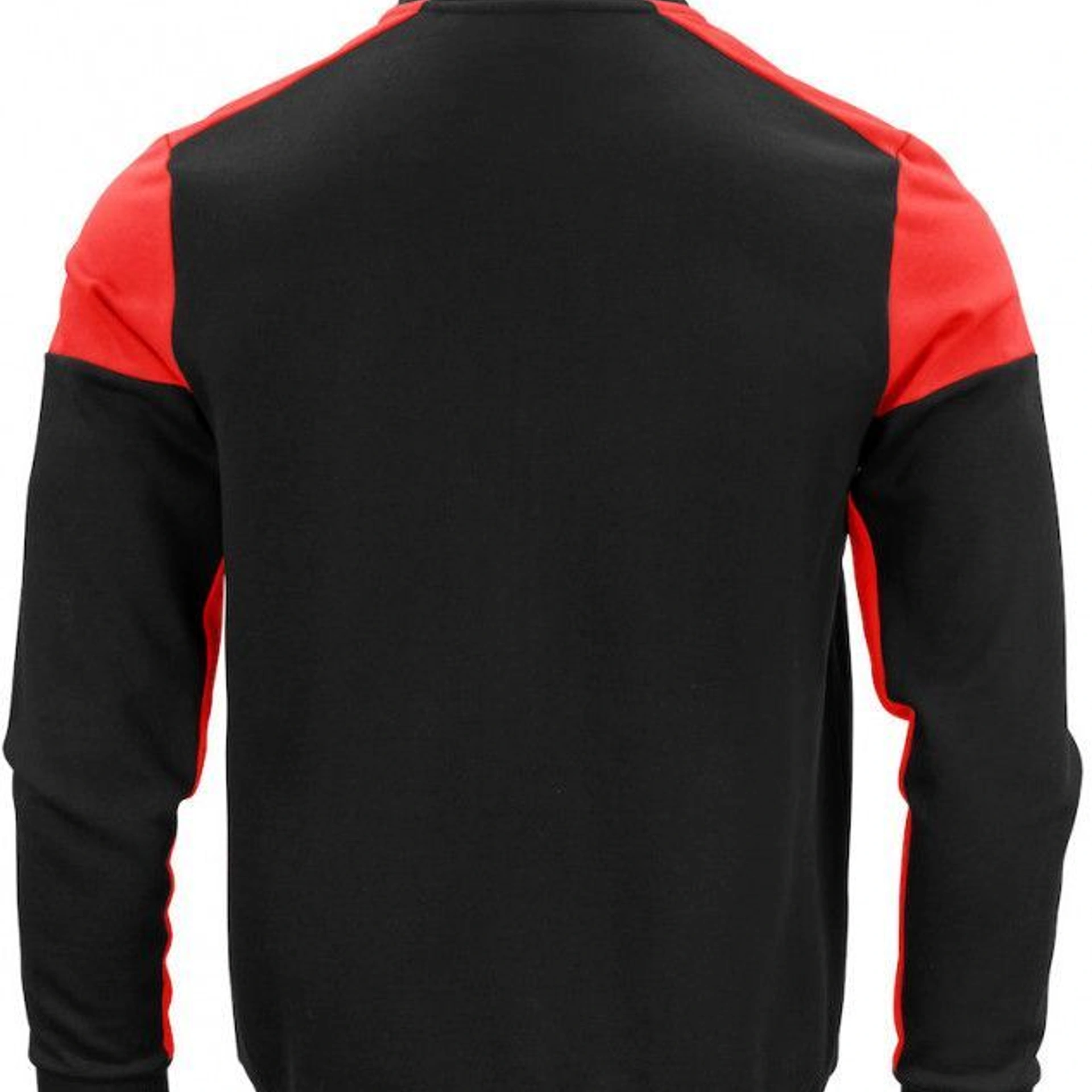 Двоколірний світшот на блискавці чоловічий Printer Sweatvest - Червоний / 3XL