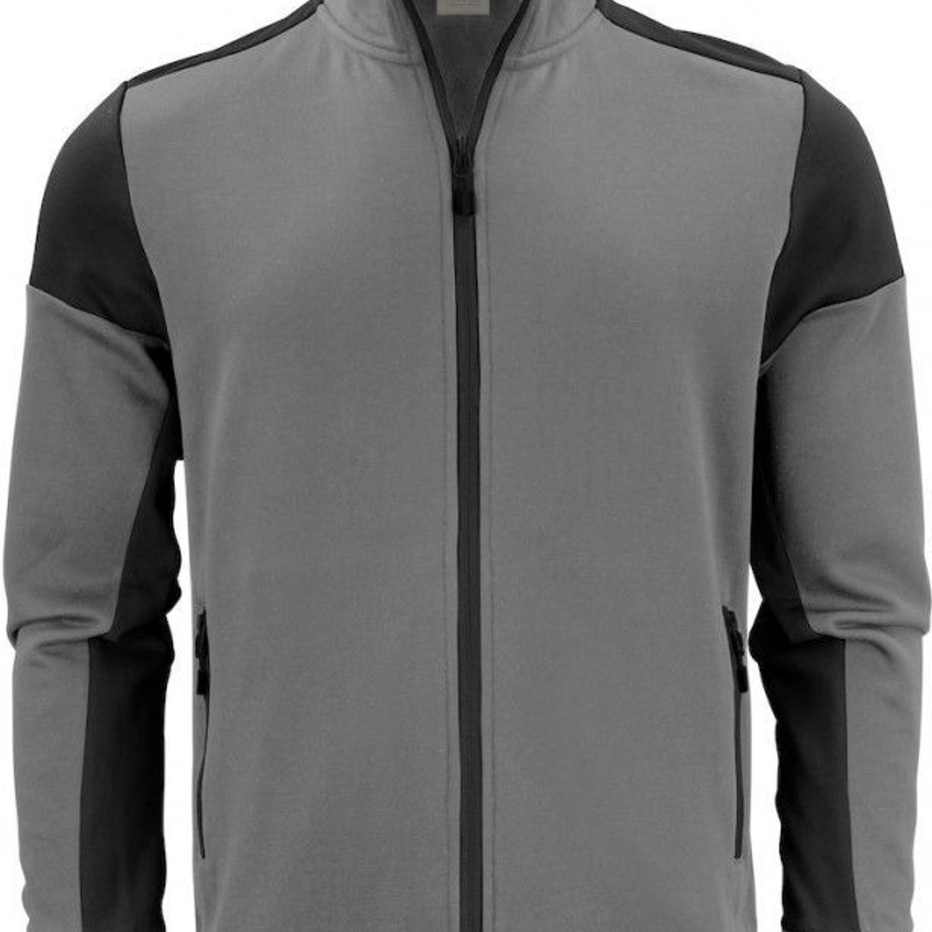 Двоколірний світшот на блискавці жіночий Printer Sweatvest - Антрацит / чорний / L