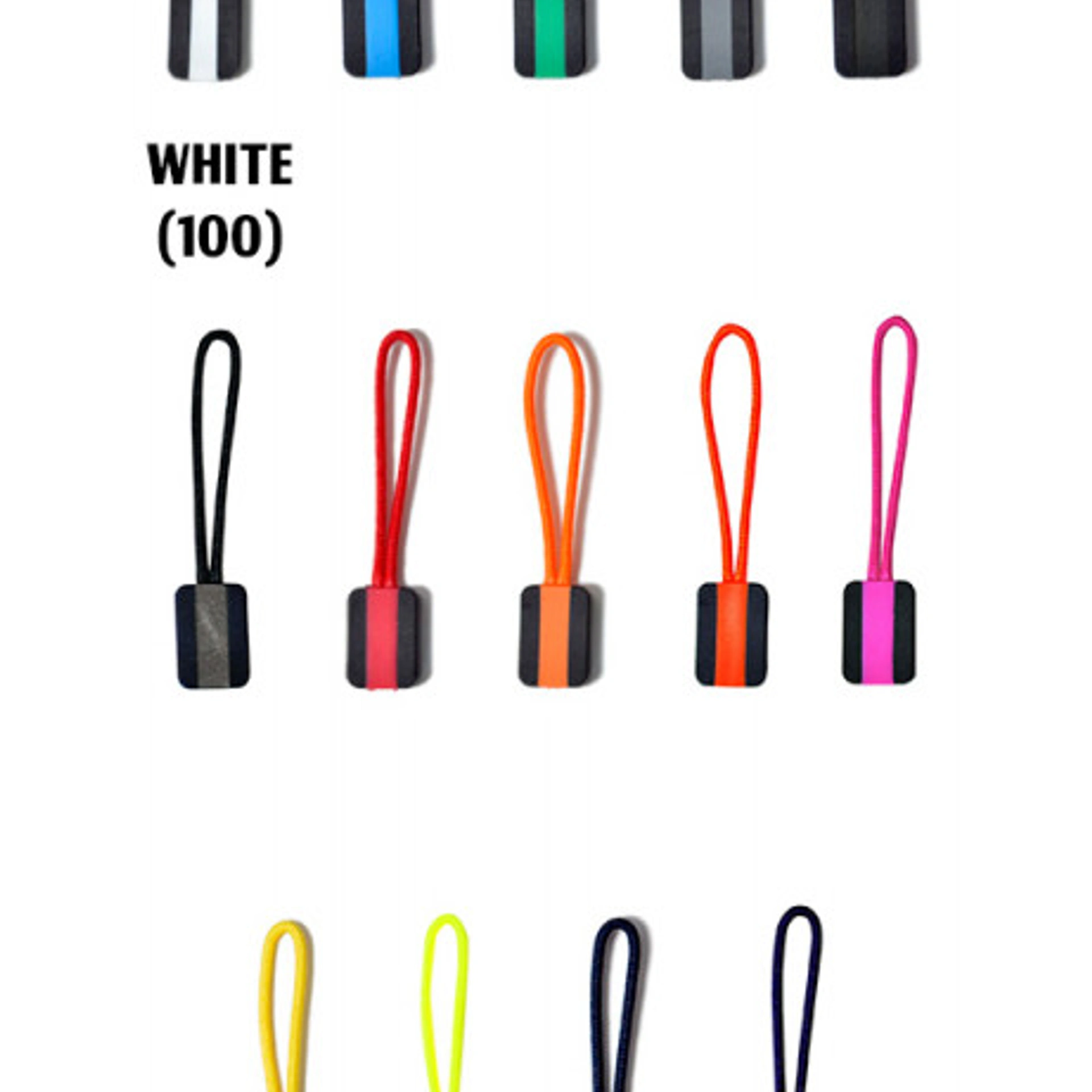 Пулер Printer Zipper Puller 4-Pak - Білий